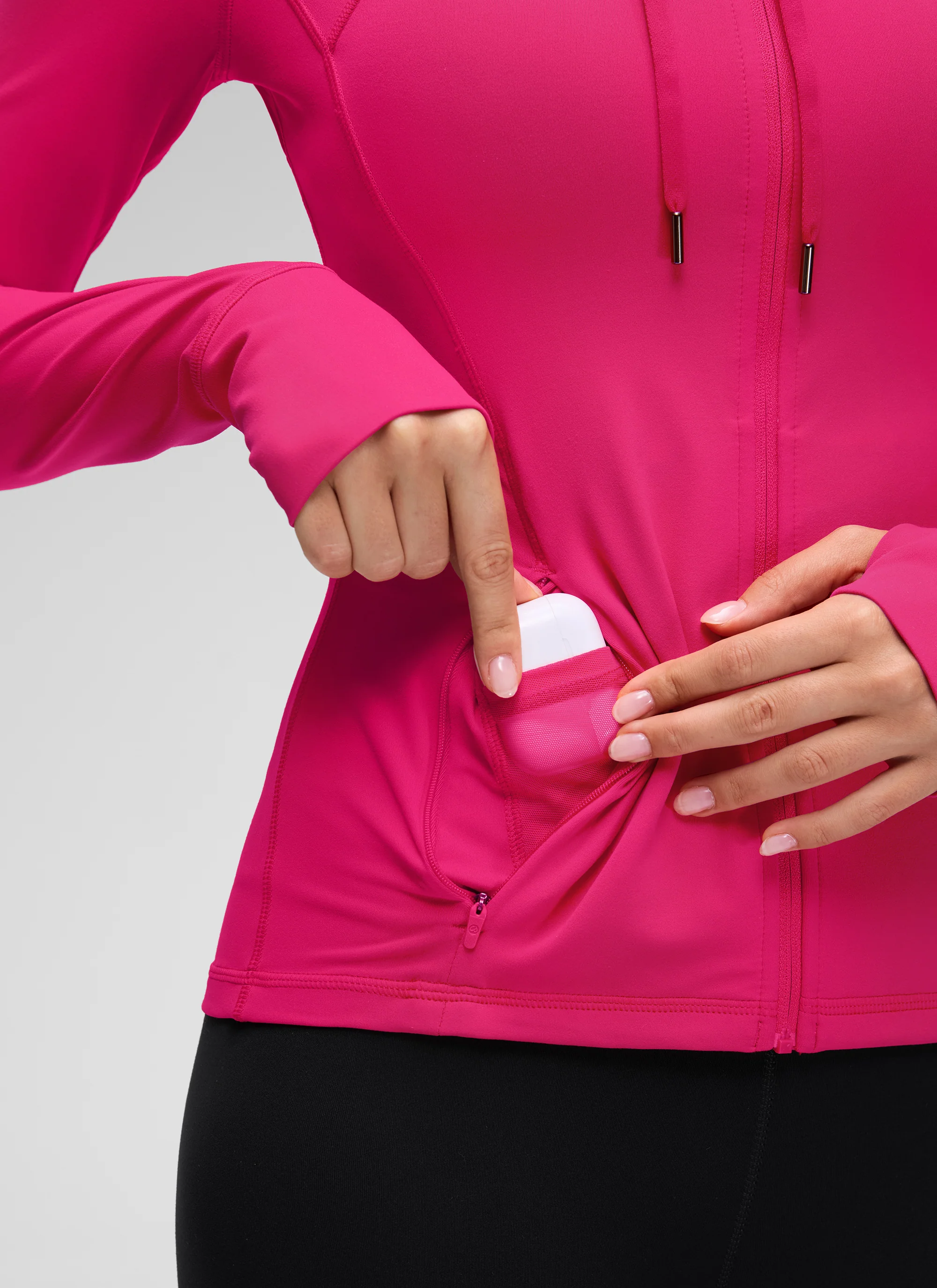 Butterluxe Zip Pocket ThumbHole Hoodie - Image 48