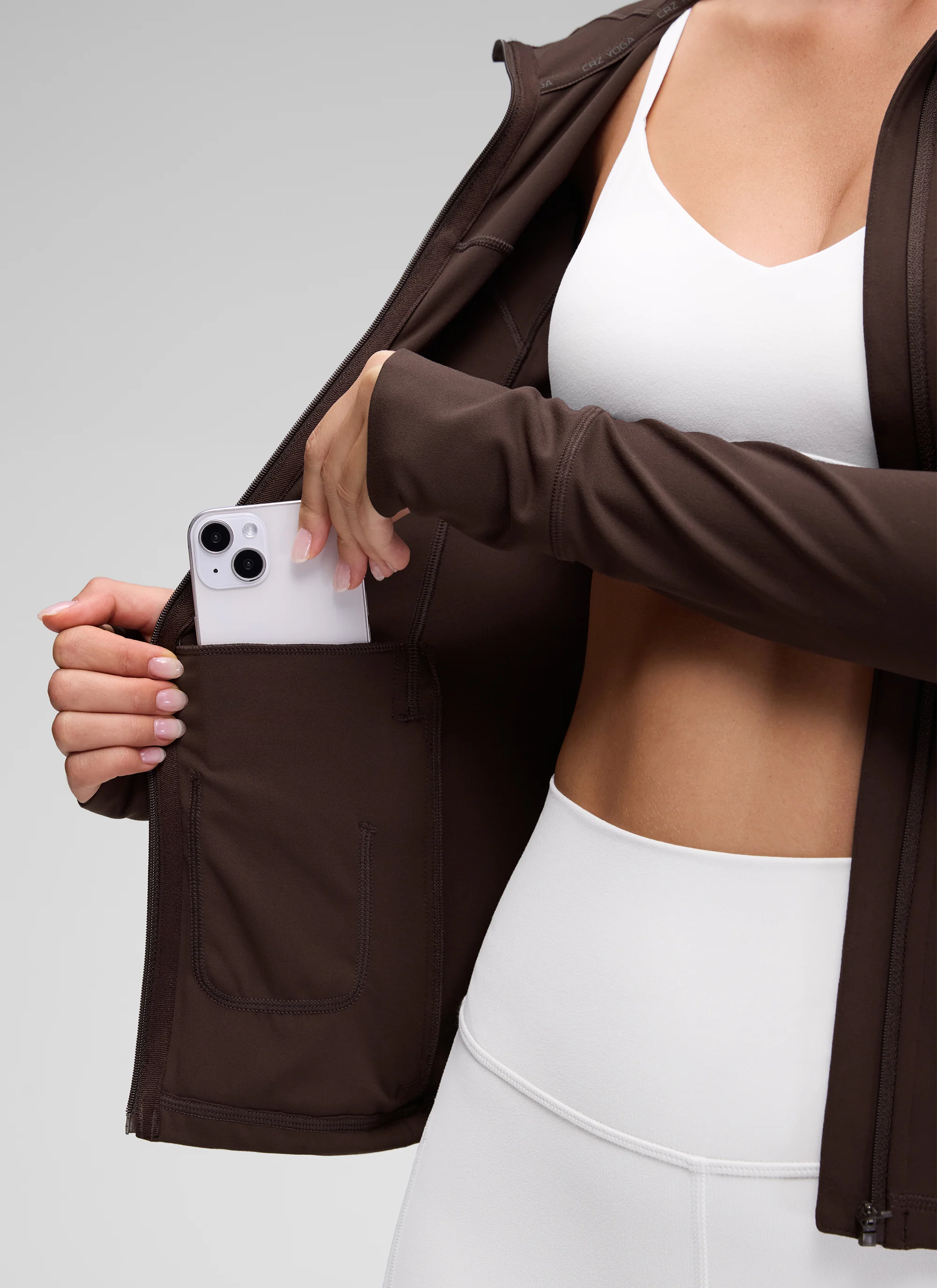 Butterluxe Zip Pocket ThumbHole Hoodie - Image 55