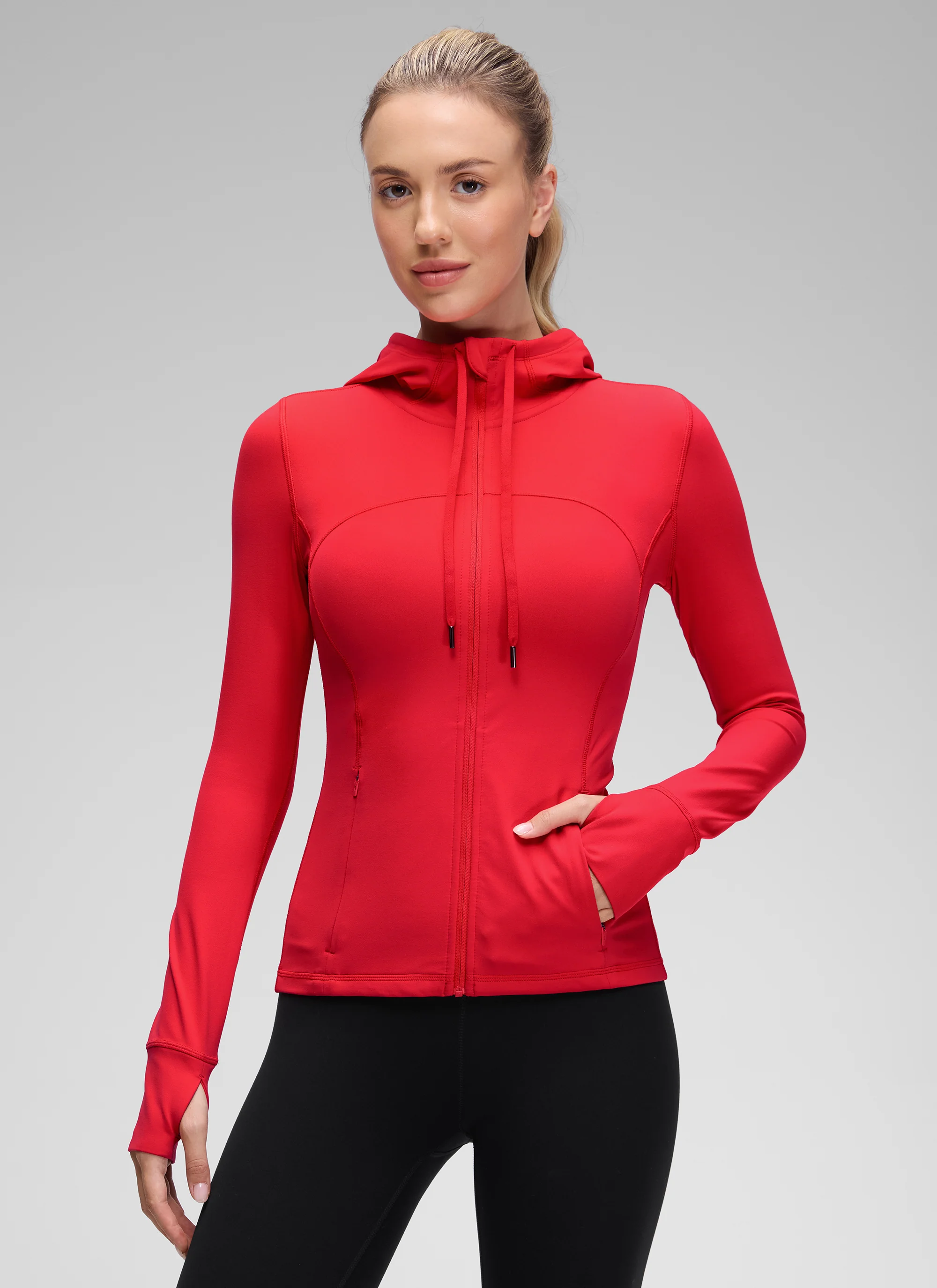 Butterluxe Zip Pocket ThumbHole Hoodie - Image 56