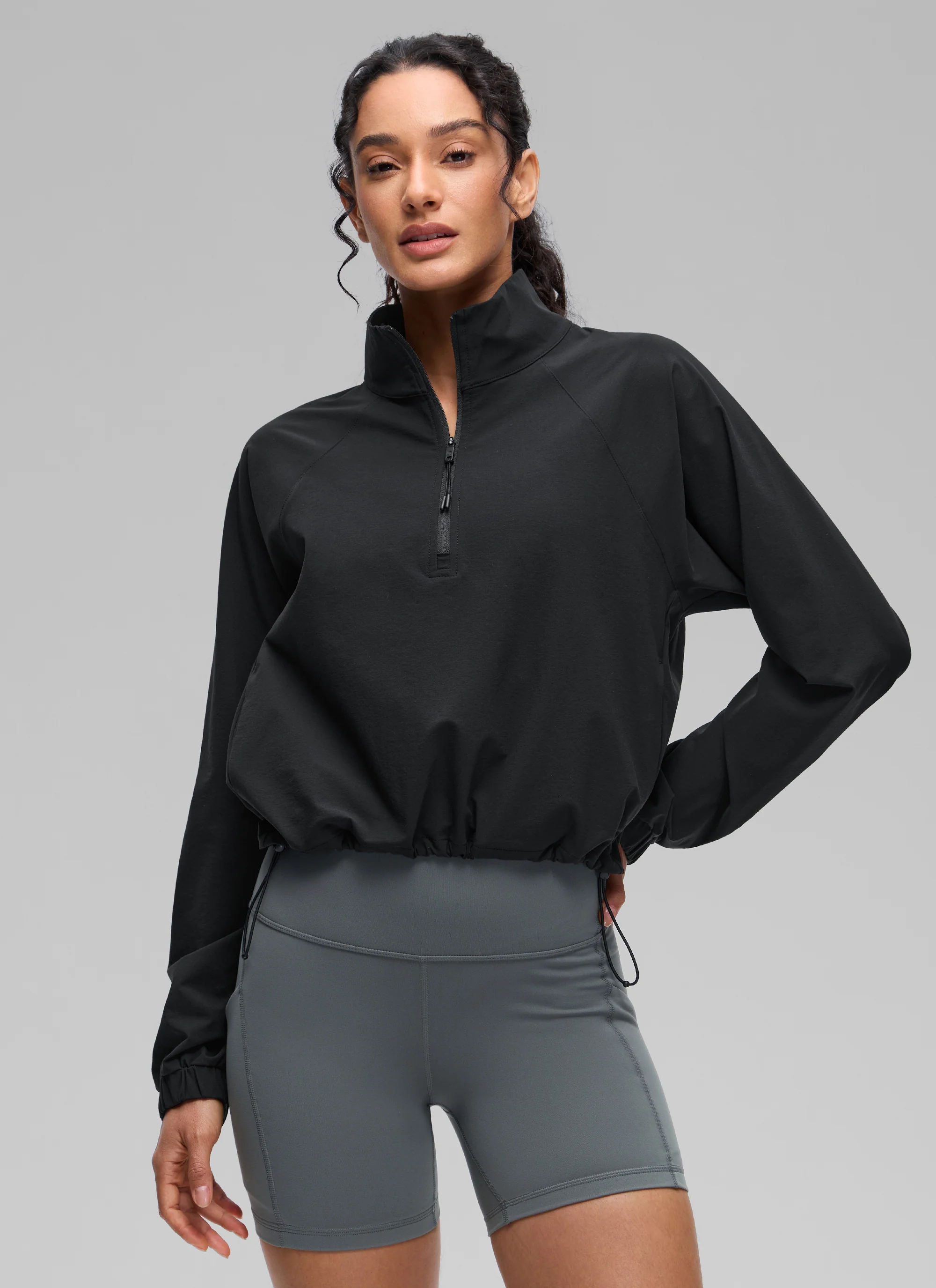 Half Zip Lightweight Pocket Long Sleeve - Image 5