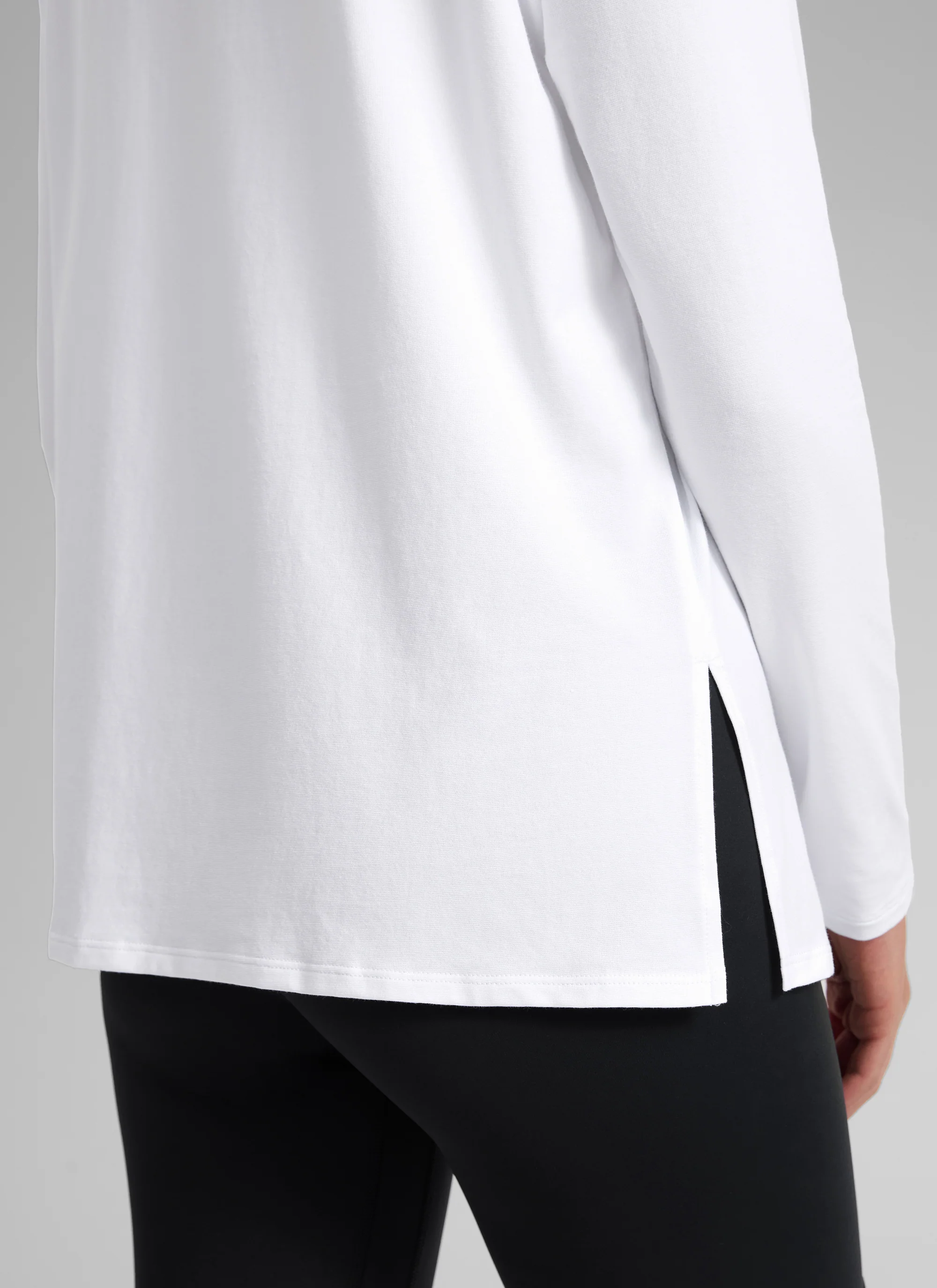 Cotton-Blend Boat Neck Long Sleeve - Image 18