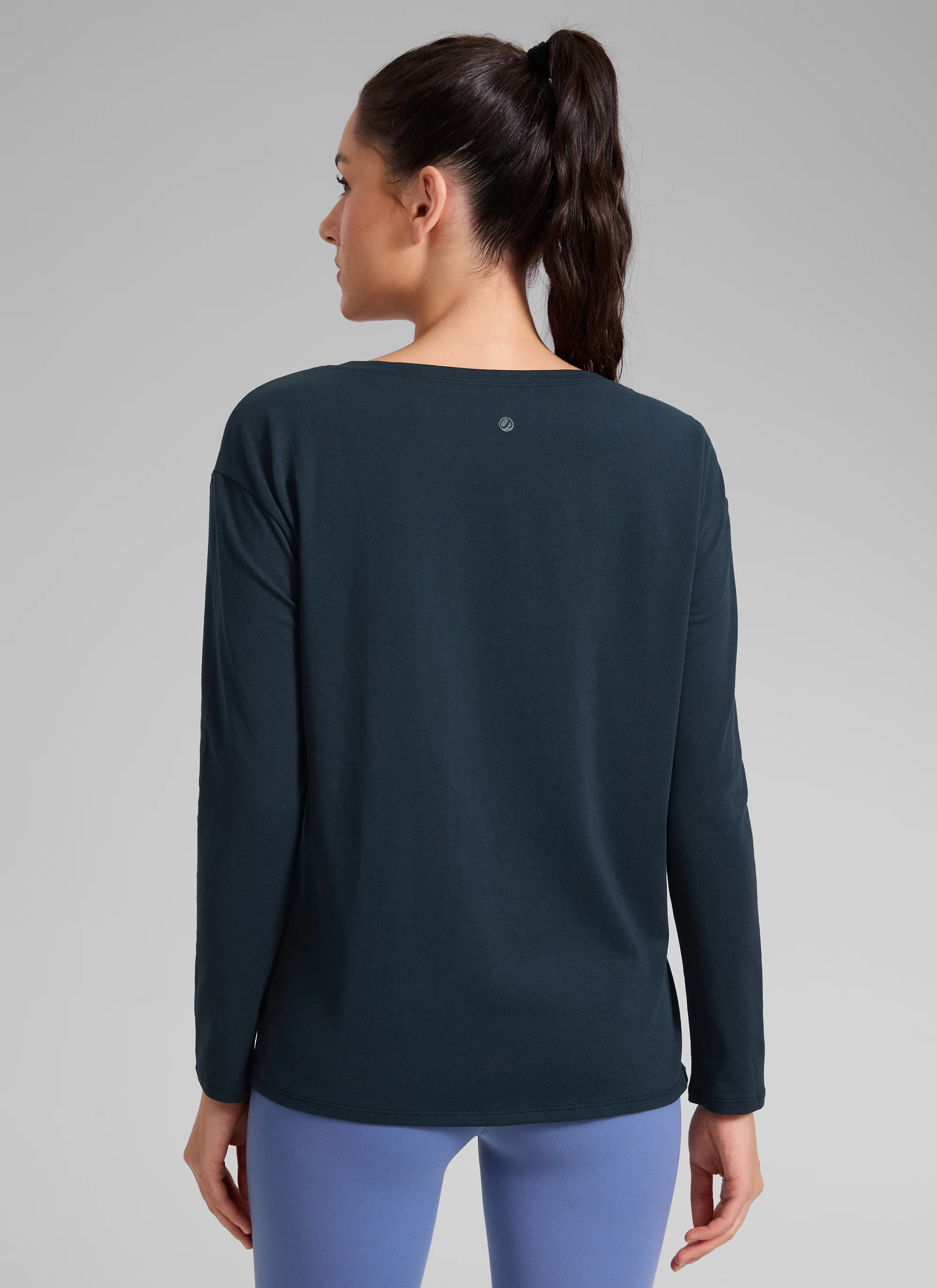 Cotton-Blend Boat Neck Long Sleeve - Image 21
