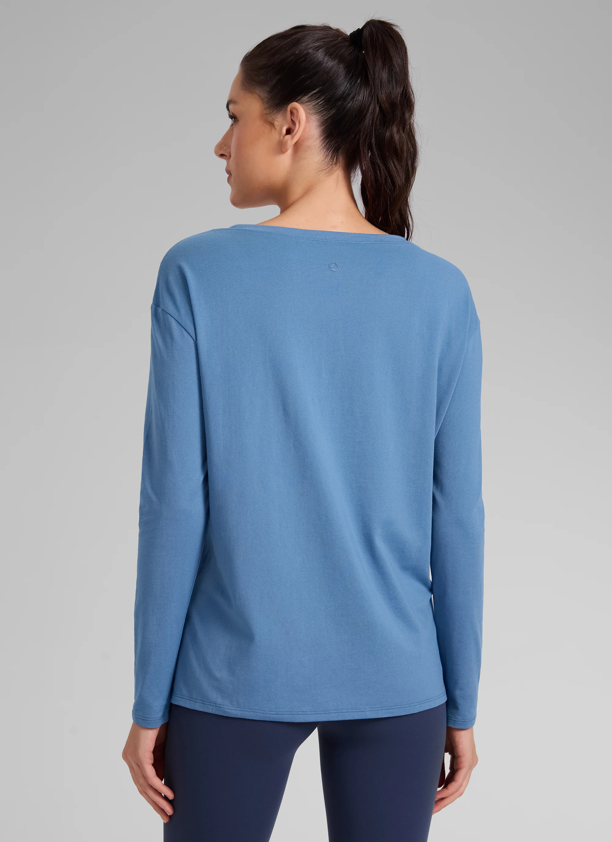 Cotton-Blend Boat Neck Long Sleeve - Image 25
