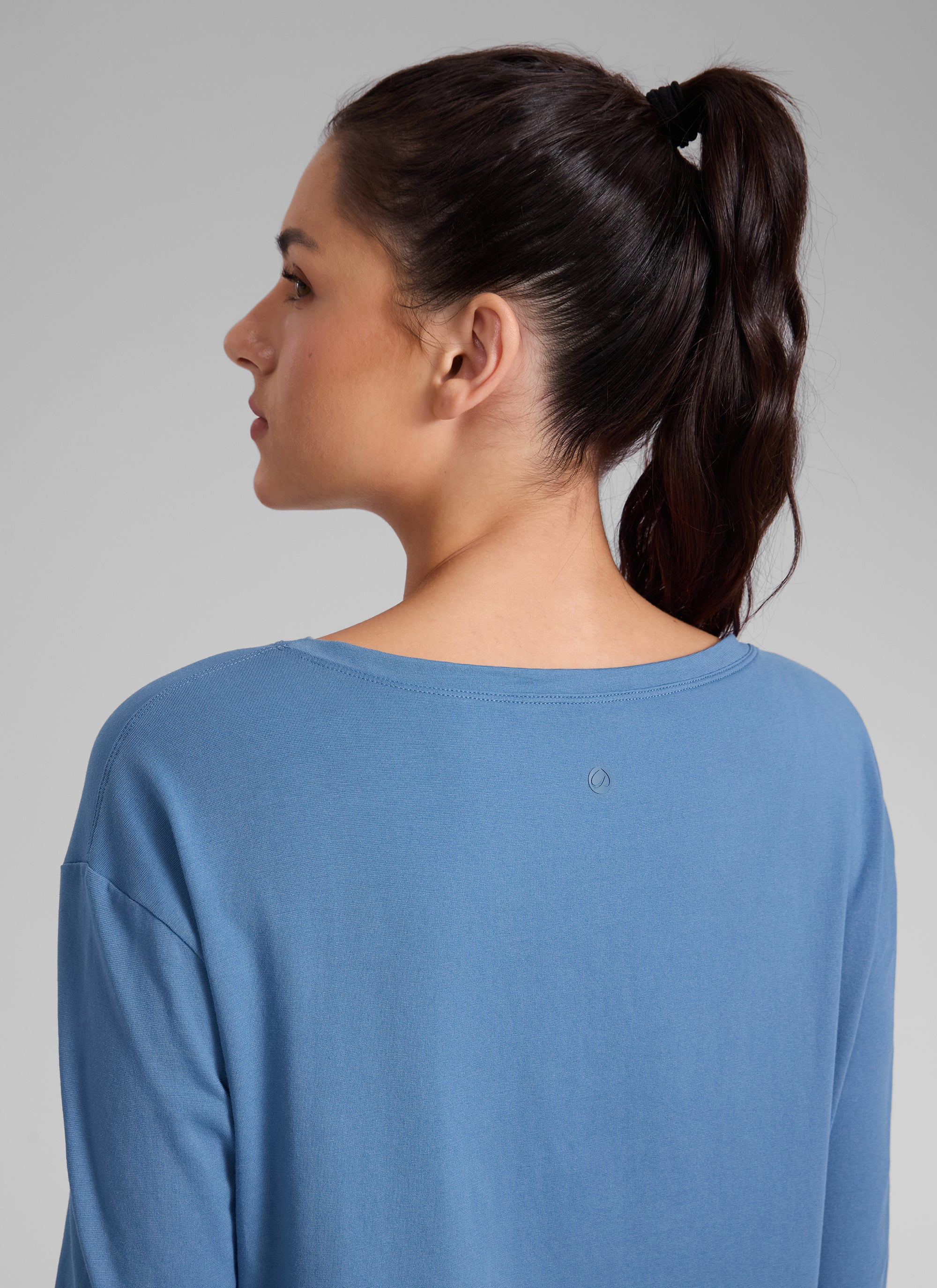 Cotton-Blend Boat Neck Long Sleeve - Image 27