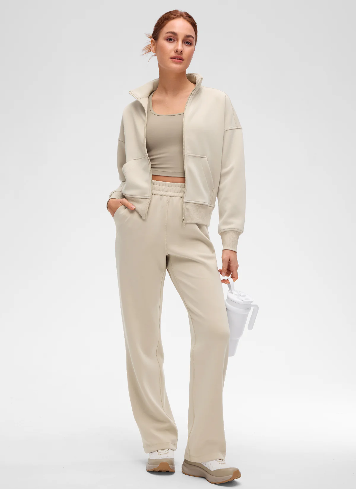 SoftAura High Mock Neck Full Zip Jacket - Image 15