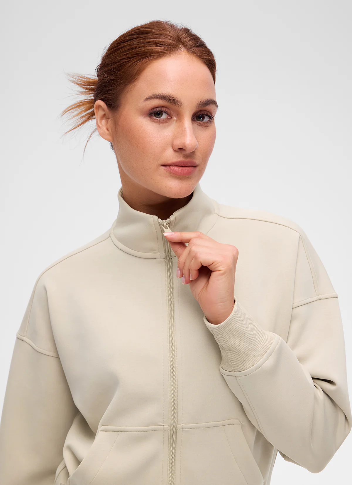 SoftAura High Mock Neck Full Zip Jacket - Image 16