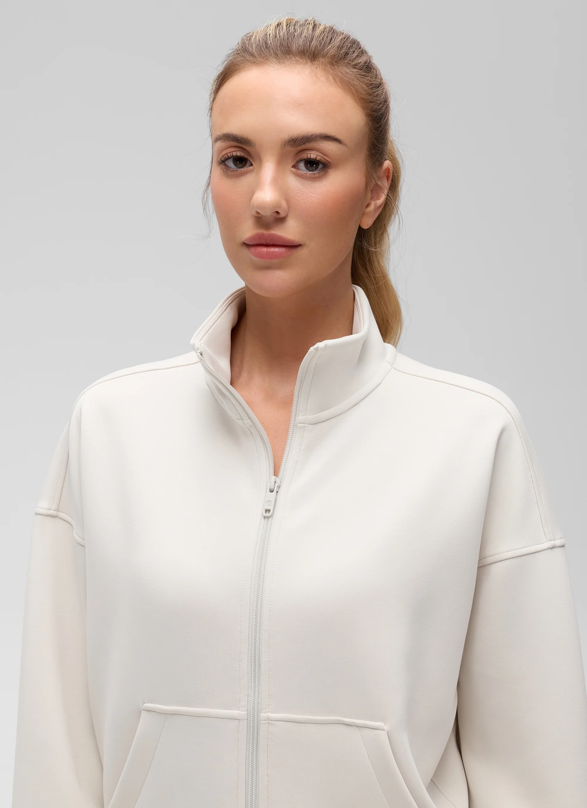 SoftAura High Mock Neck Full Zip Jacket - Image 5