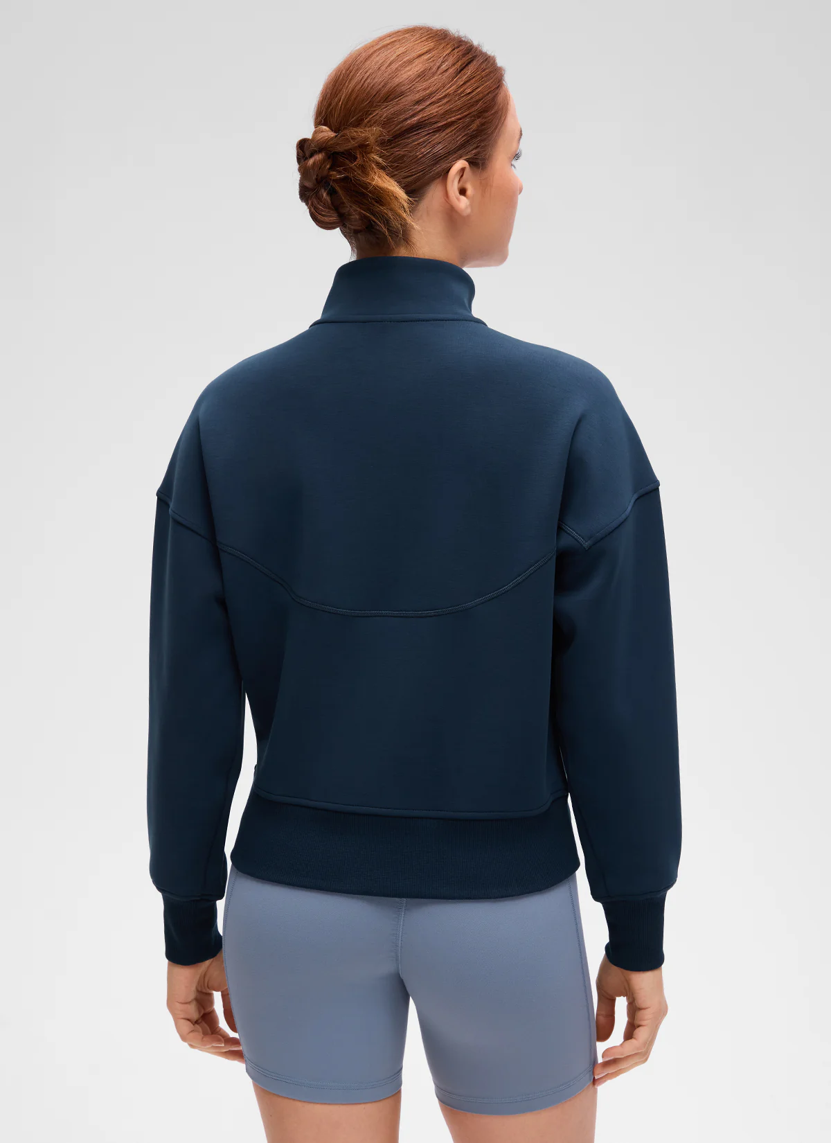 SoftAura High Mock Neck Full Zip Jacket - Image 8