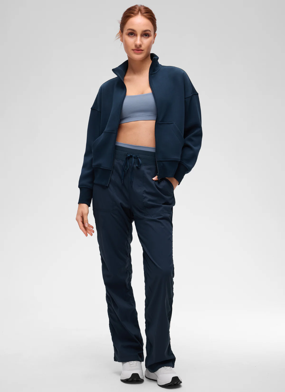 SoftAura High Mock Neck Full Zip Jacket - Image 9