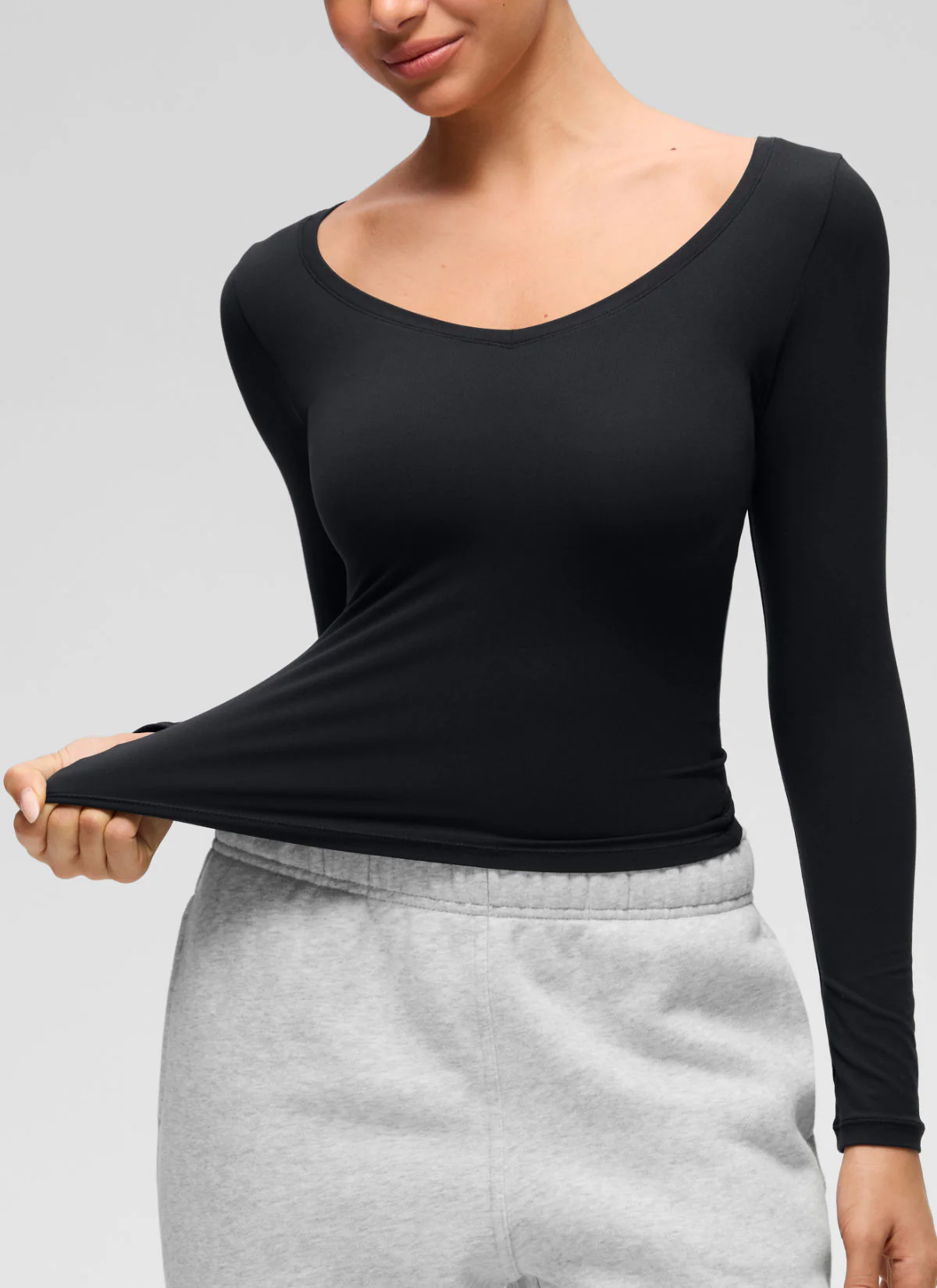 Softembrace V Neck Long Sleeve - Image 9