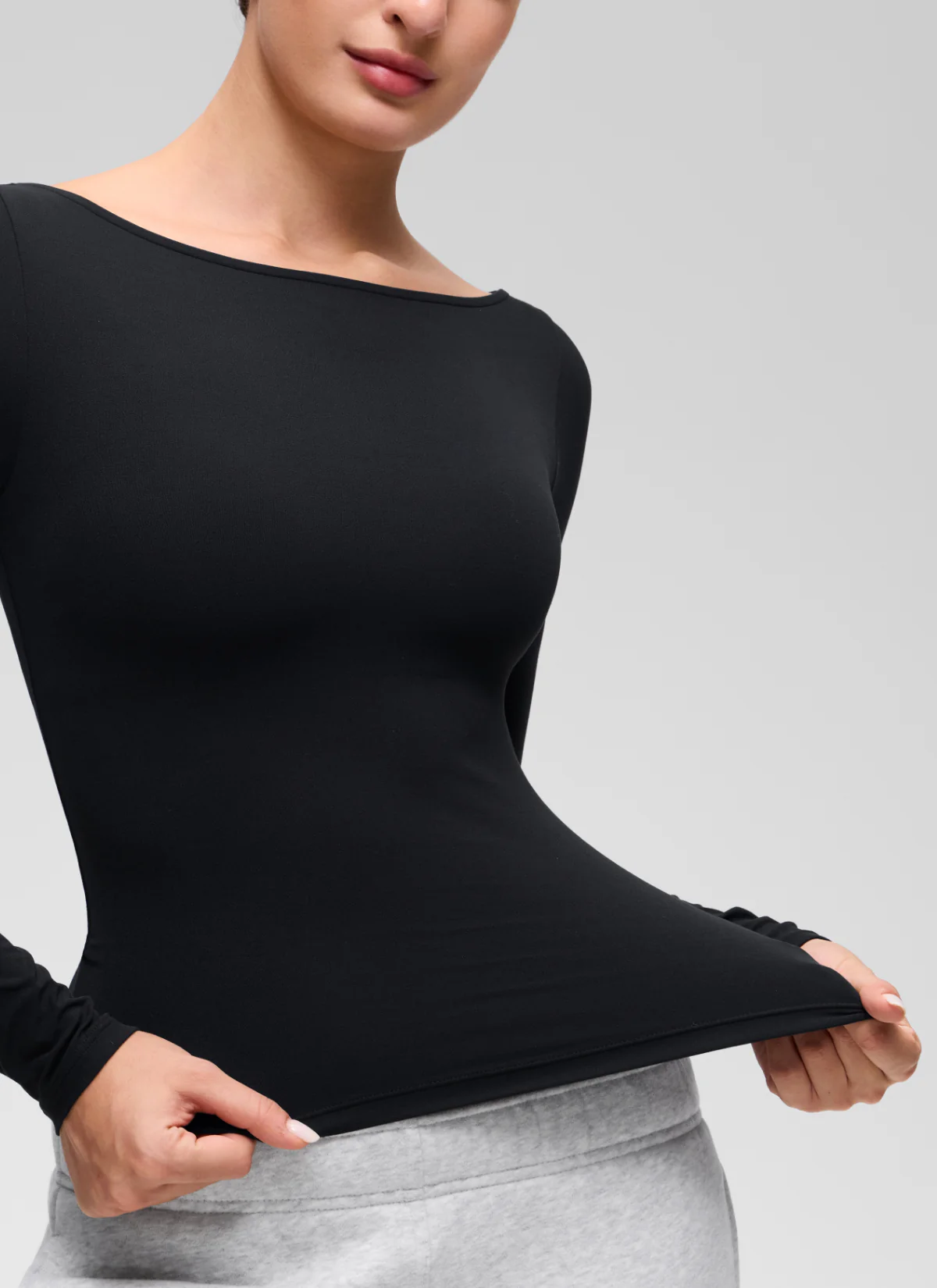 Softembrace Boat Neck Long Sleeve - Image 20