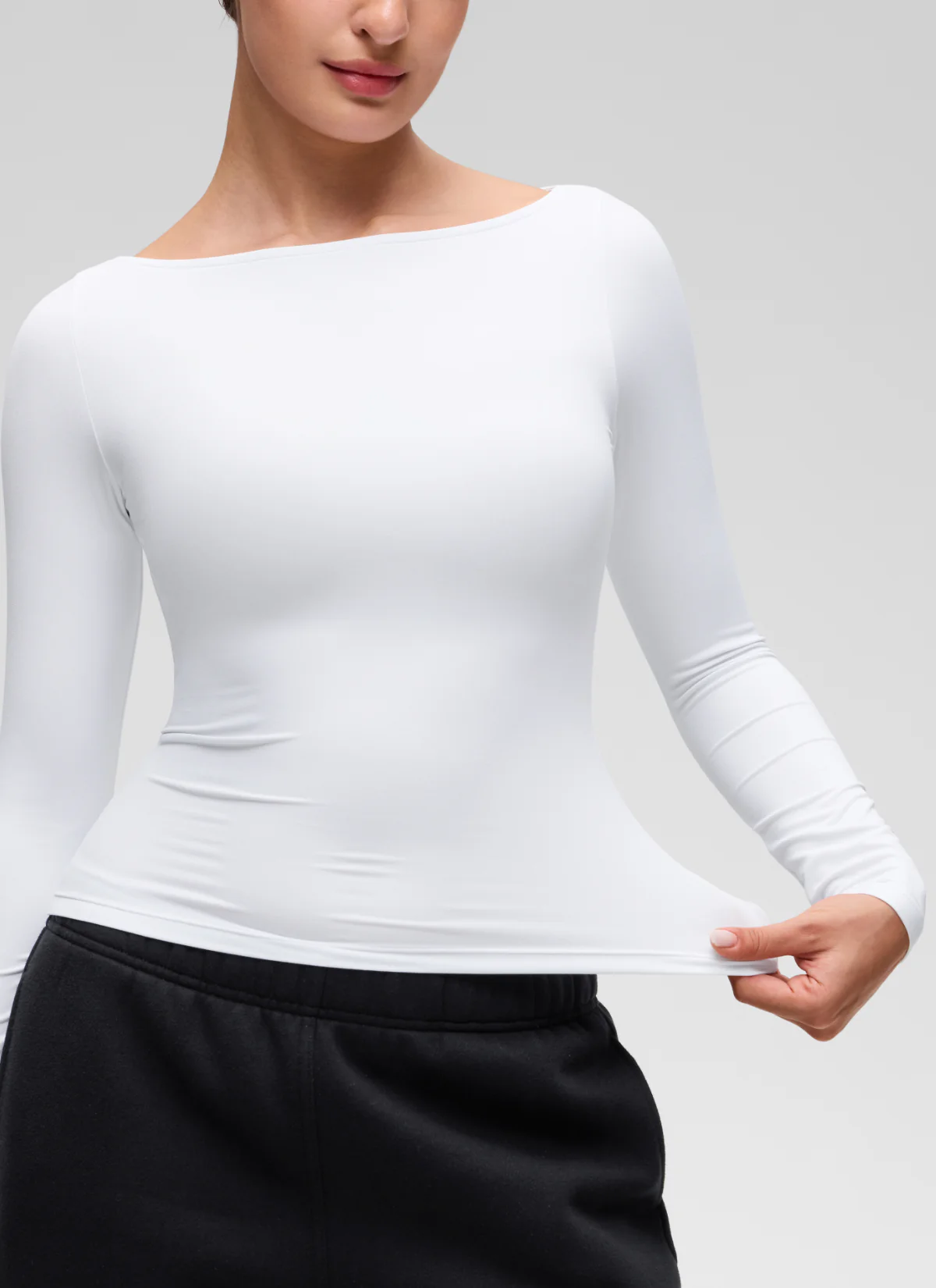 Softembrace Boat Neck Long Sleeve - Image 26