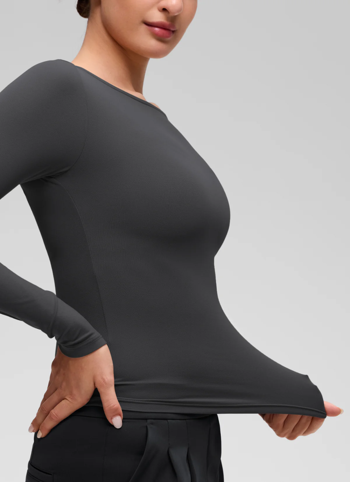 Softembrace Boat Neck Long Sleeve - Image 36