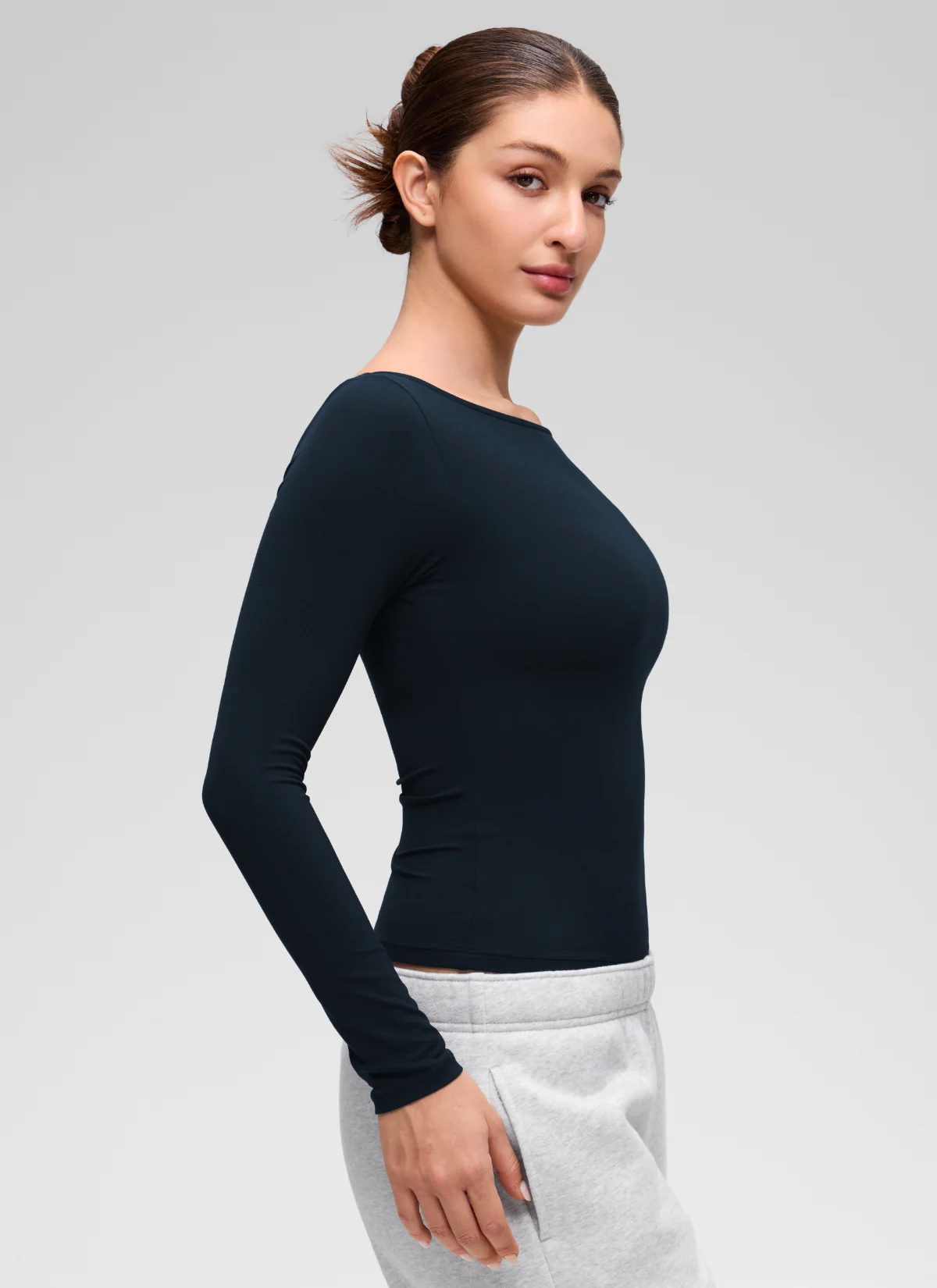 Softembrace Boat Neck Long Sleeve - Image 5
