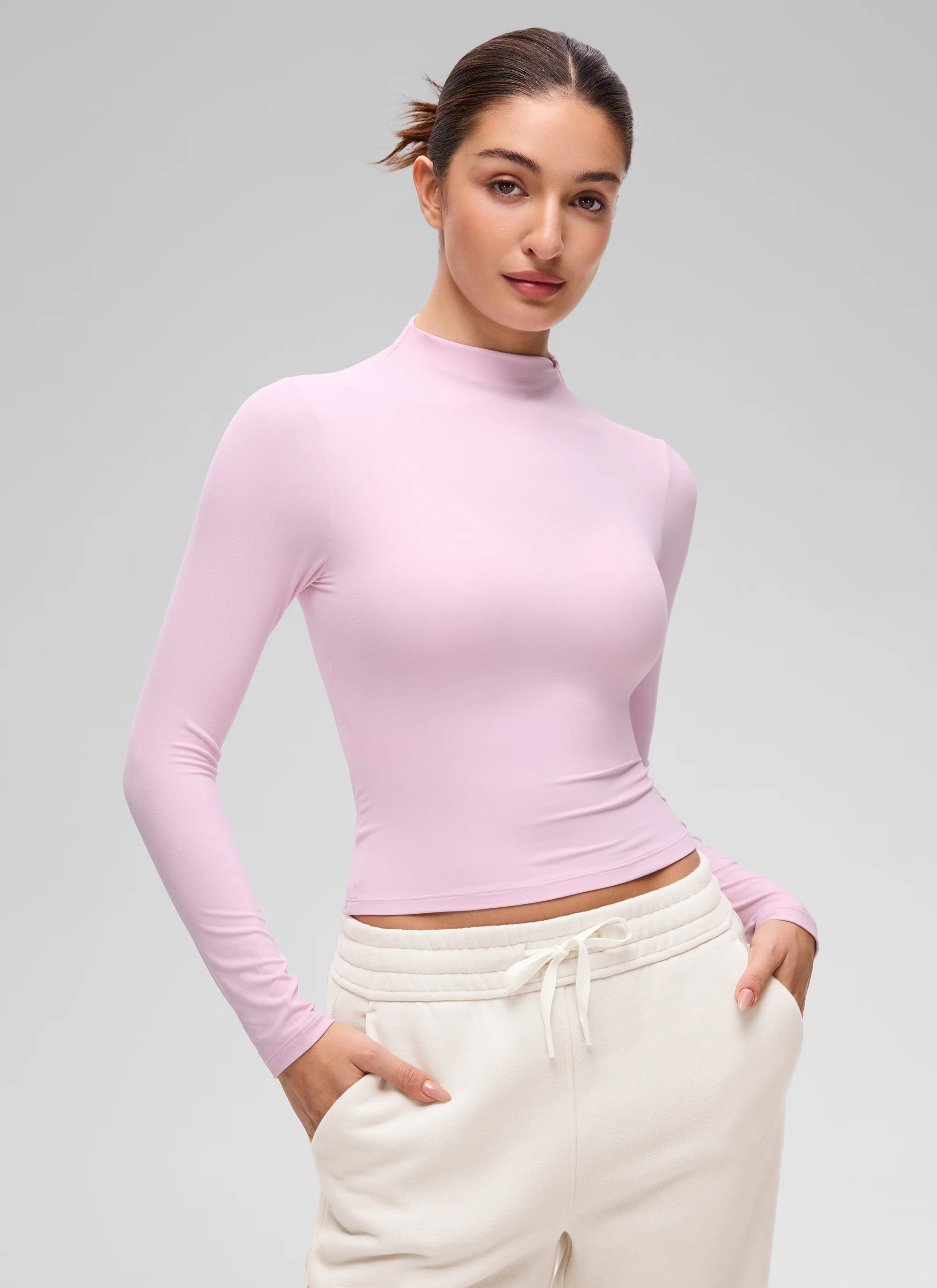 Softembrace Mock Neck Long Sleeve - Image 11