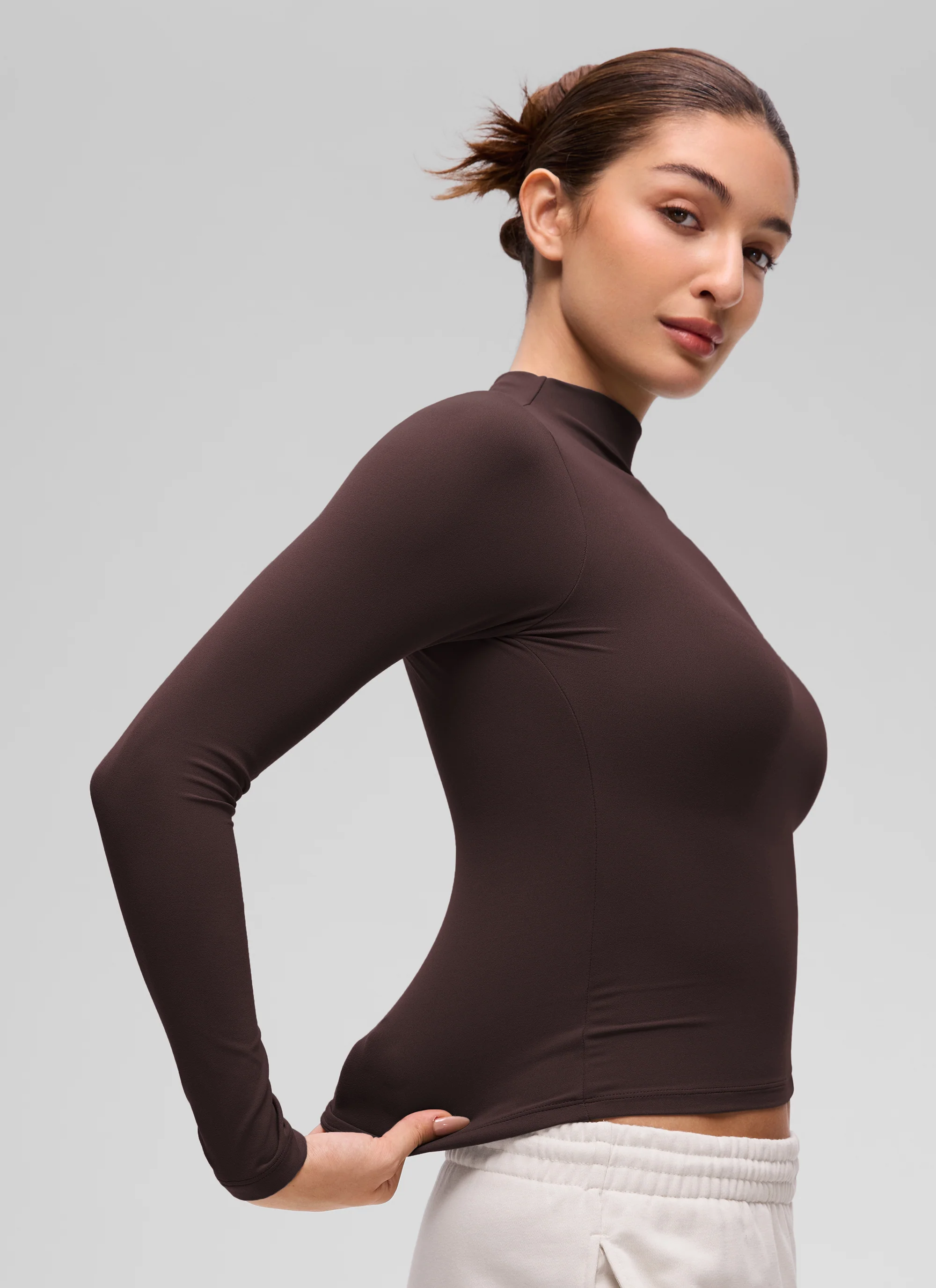 Softembrace Mock Neck Long Sleeve - Image 4