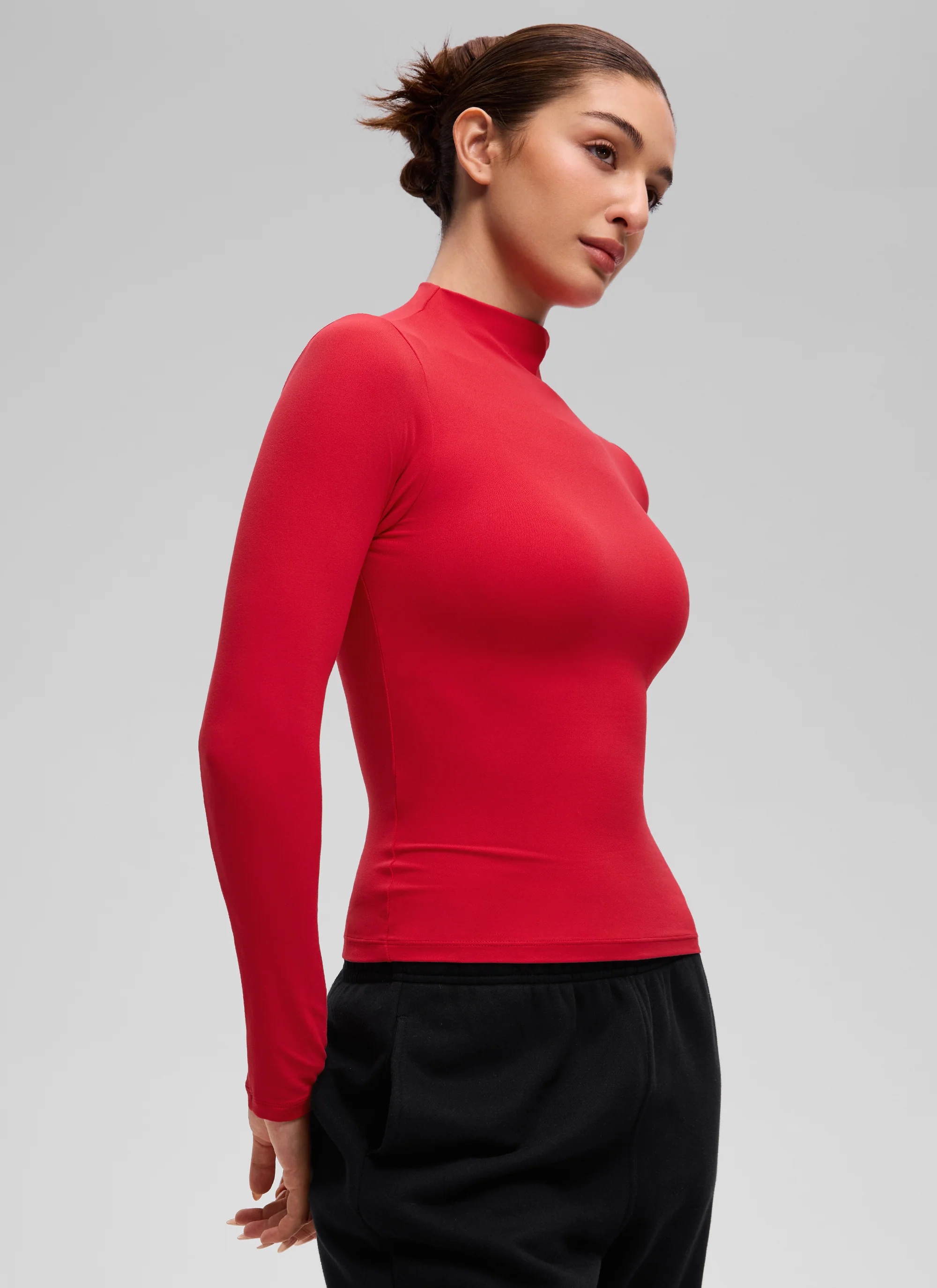 Softembrace Mock Neck Long Sleeve - Image 9