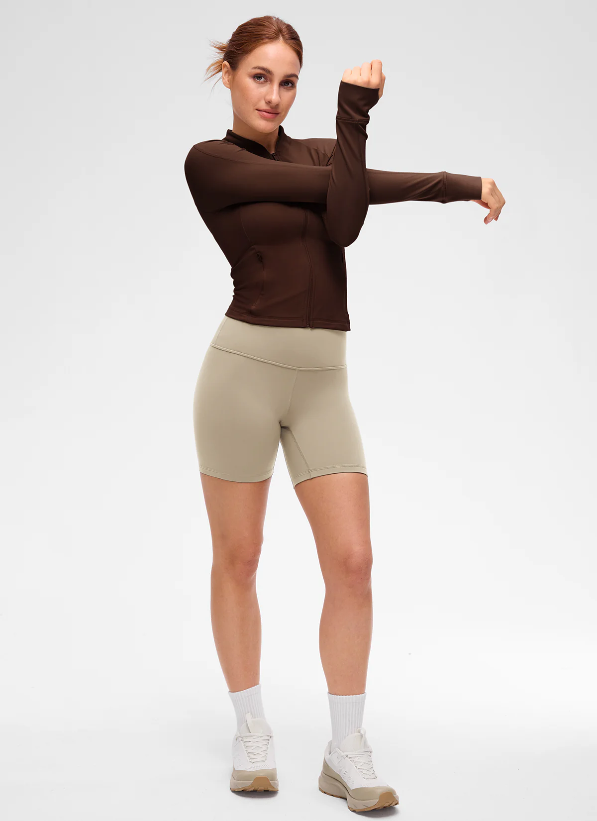 Butterluxe V Neck Waist Length Jacket - Image 12