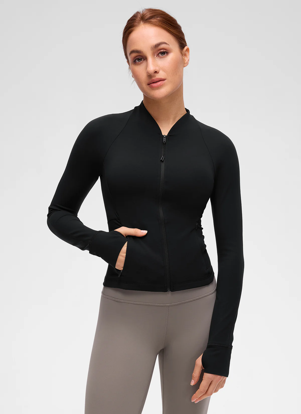 Butterluxe V Neck Waist Length Jacket - Image 15