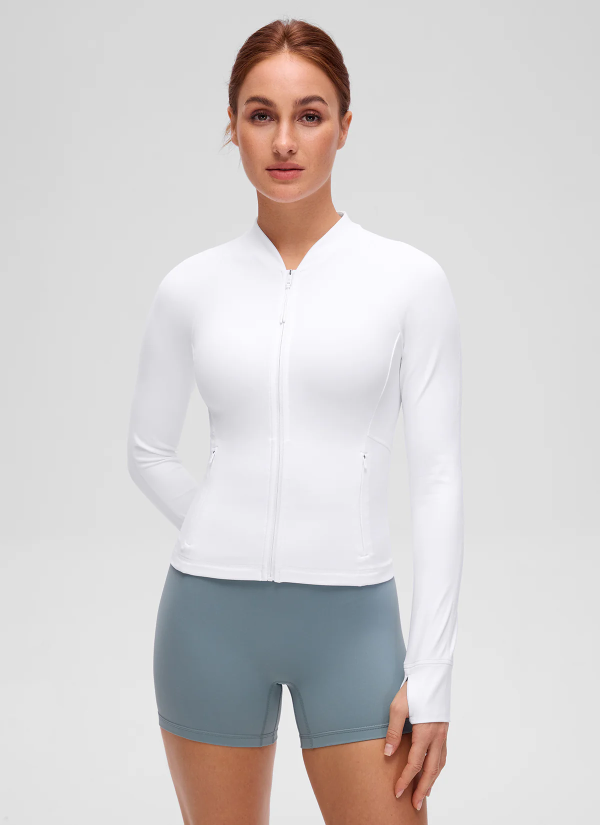 Butterluxe V Neck Waist Length Jacket - Image 22