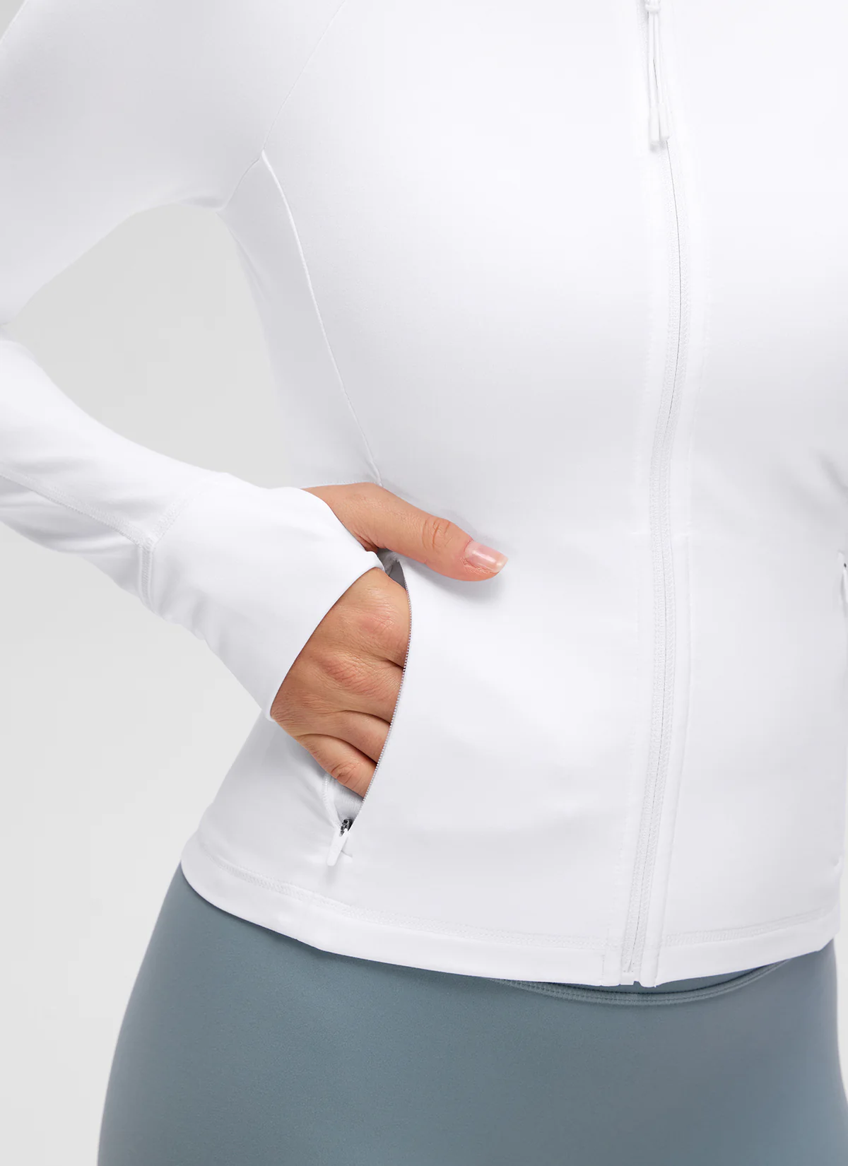 Butterluxe V Neck Waist Length Jacket - Image 25