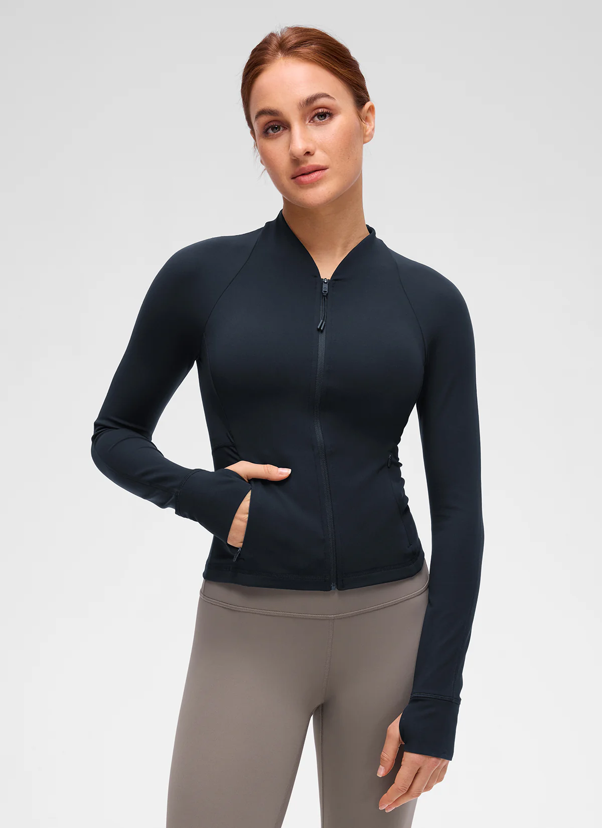 Butterluxe V Neck Waist Length Jacket - Image 27