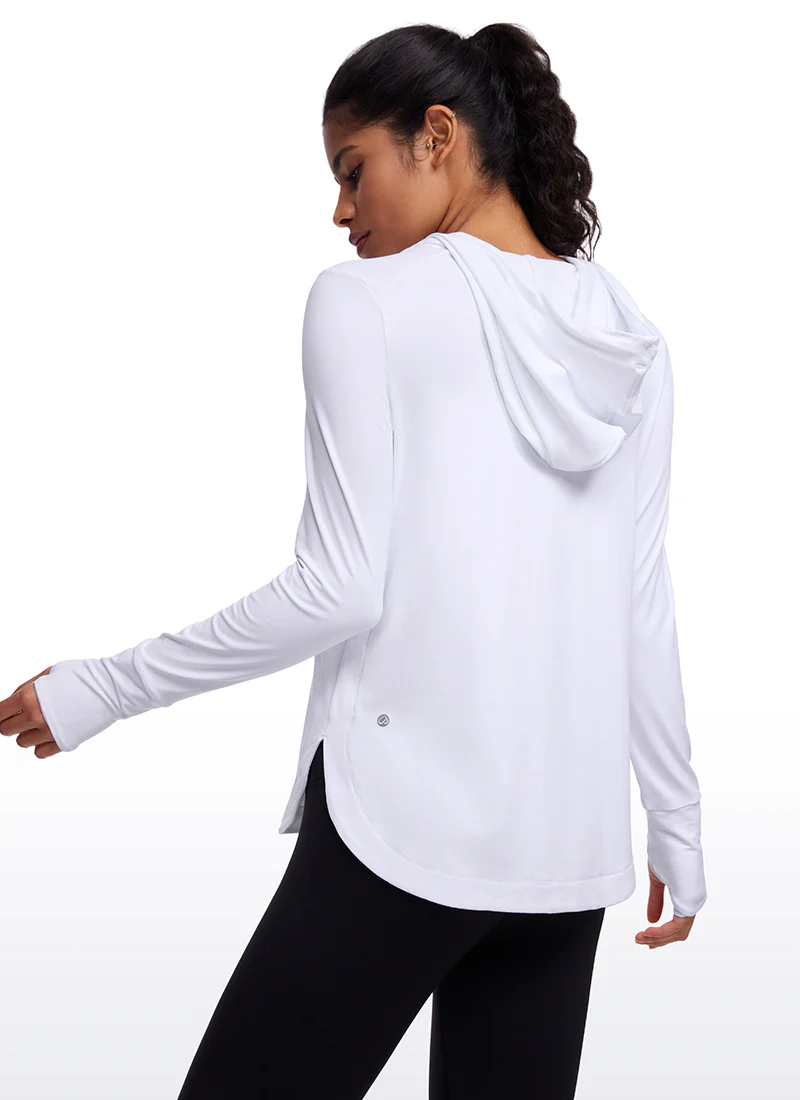 Brushed Feeling Thumbhole Hoodie - Image 10