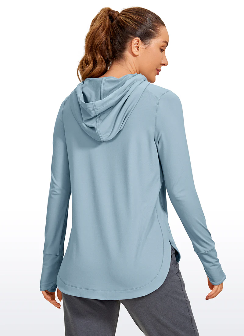 Brushed Feeling Thumbhole Hoodie - Image 15