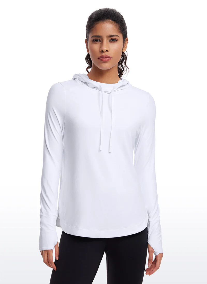 Brushed Feeling Thumbhole Hoodie - Image 9