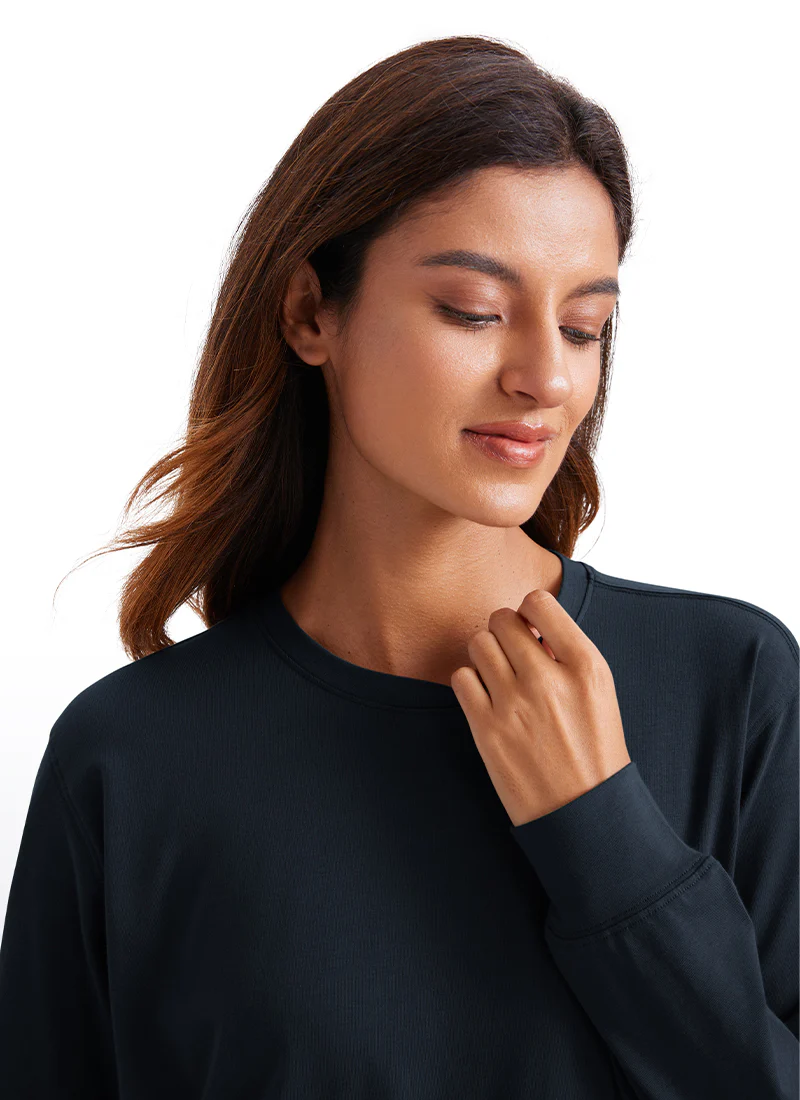 Pima Cotton Loose Fit Long Sleeve - Image 18