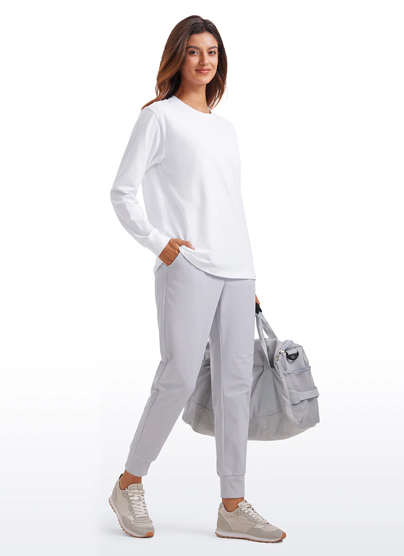 Pima Cotton Loose Fit Long Sleeve - Image 8