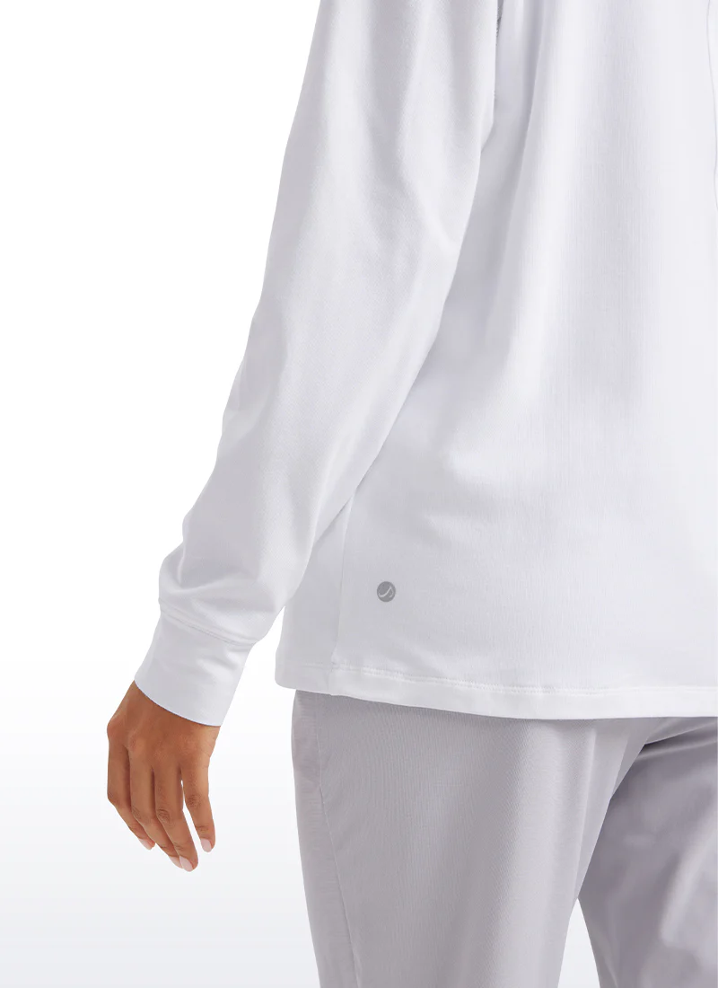 Pima Cotton Loose Fit Long Sleeve - Image 9
