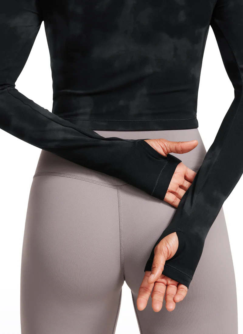 Butterluxe Scoop Neck Cropped Long Sleeve - Image 3