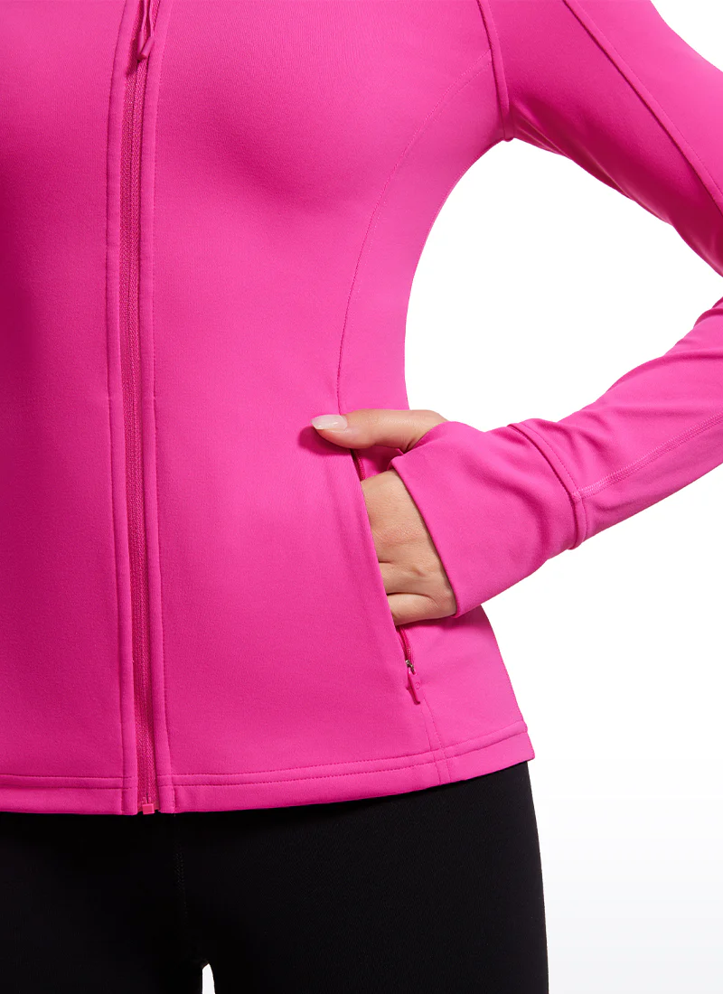 Butterluxe ThumbHole Full Zip Long Sleeve - Image 4