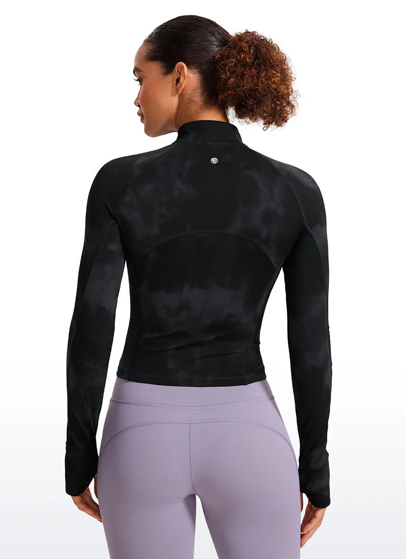 Butterluxe Half Zip Cropped Long Sleeve - Image 26