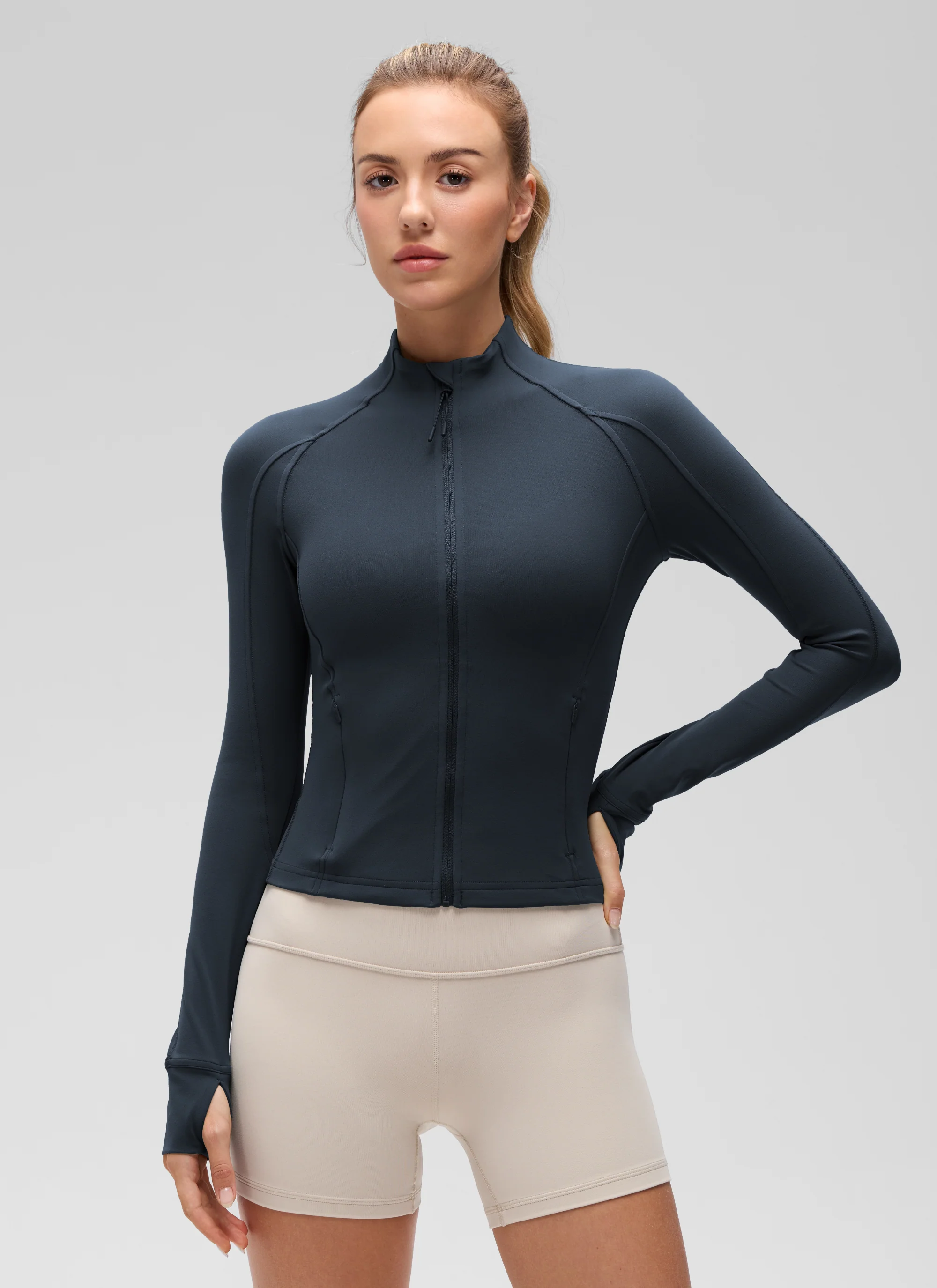 Butterluxe Waist Length Full Zip Jacket - Image 11