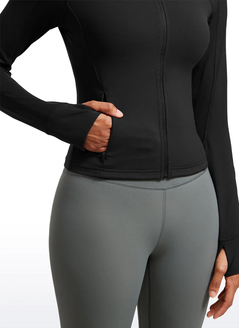 Butterluxe Waist Length Full Zip Jacket - Image 19