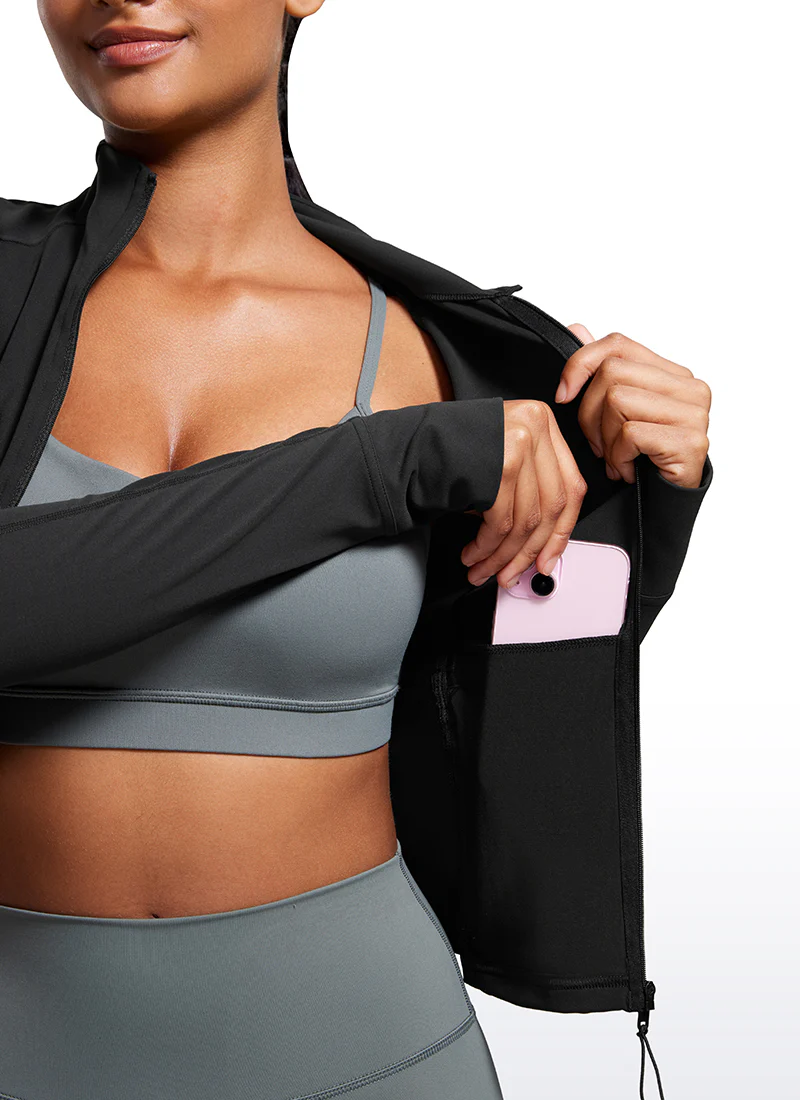 Butterluxe Waist Length Full Zip Jacket - Image 20