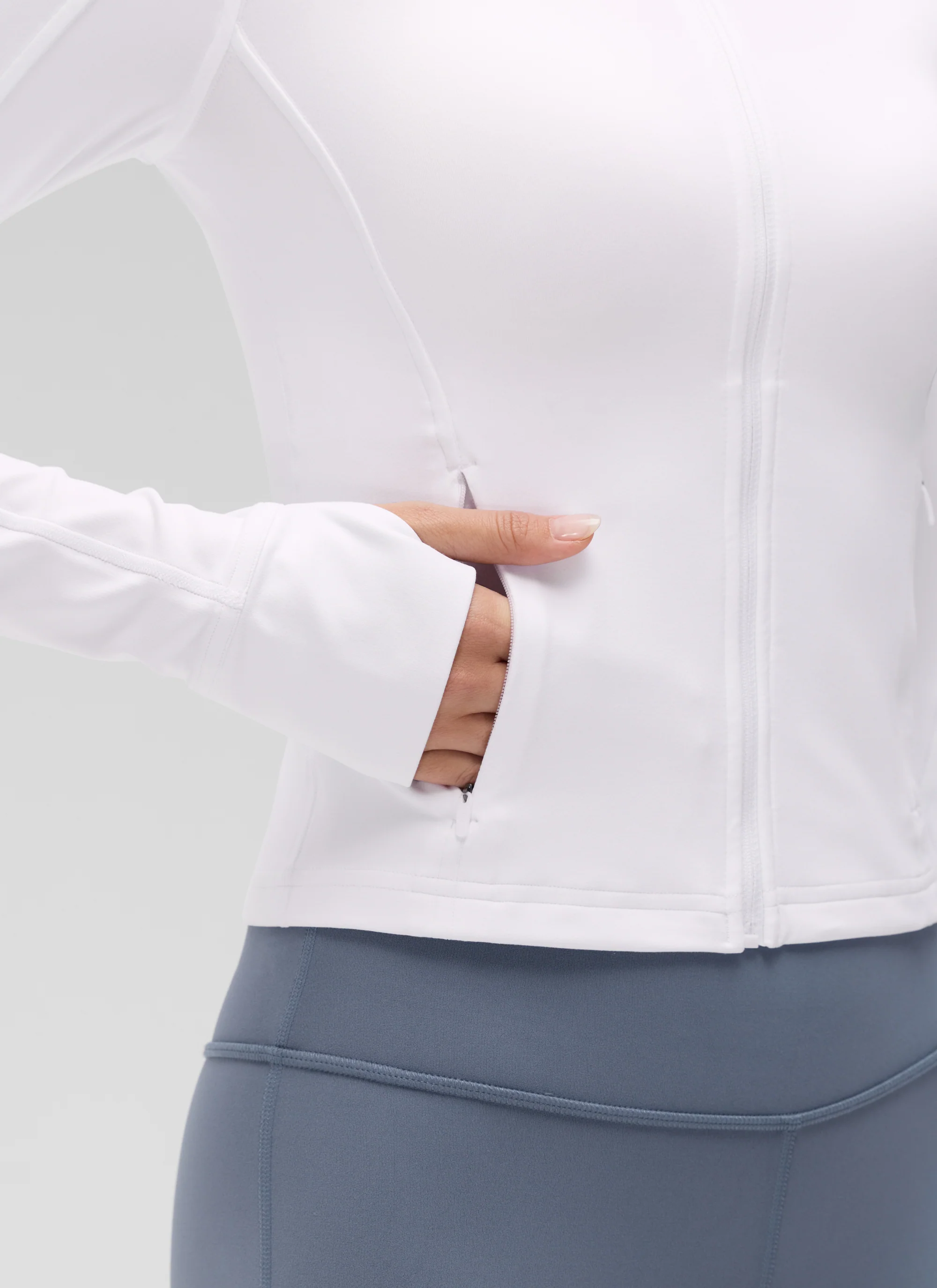 Butterluxe Waist Length Full Zip Jacket - Image 31