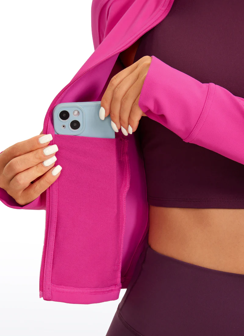 Butterluxe Waist Length Full Zip Jacket - Image 43