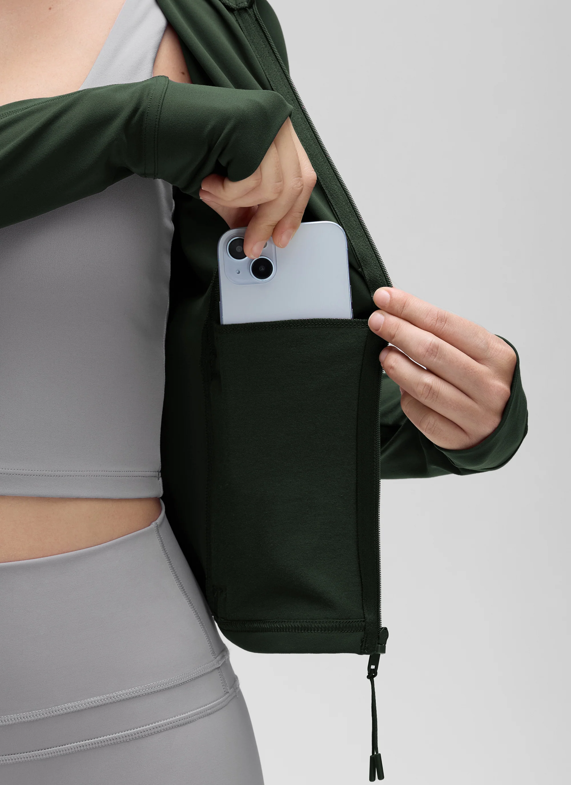 Butterluxe Waist Length Full Zip Jacket - Image 7