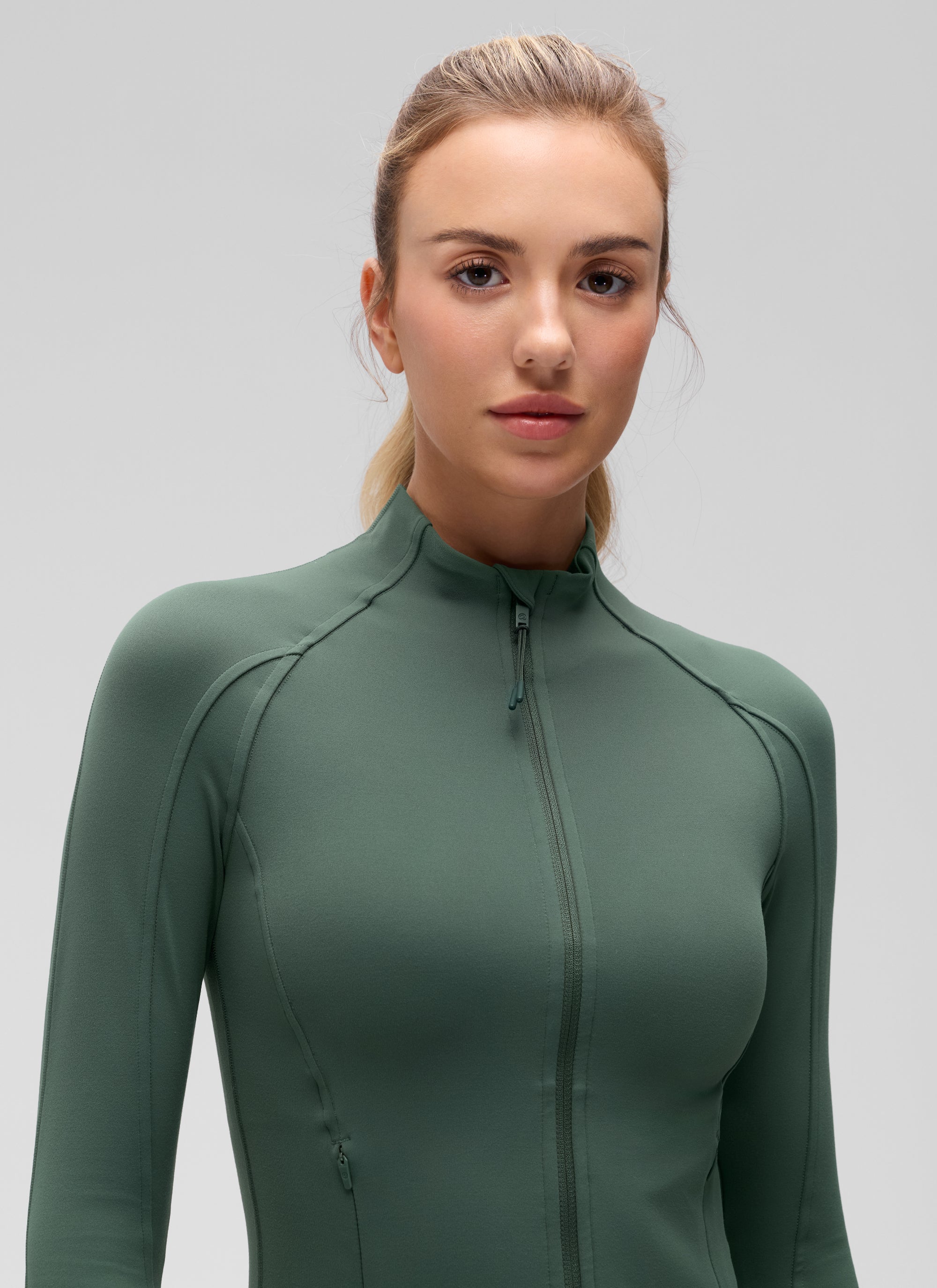 Butterluxe Waist Length Full Zip Jacket - Image 10