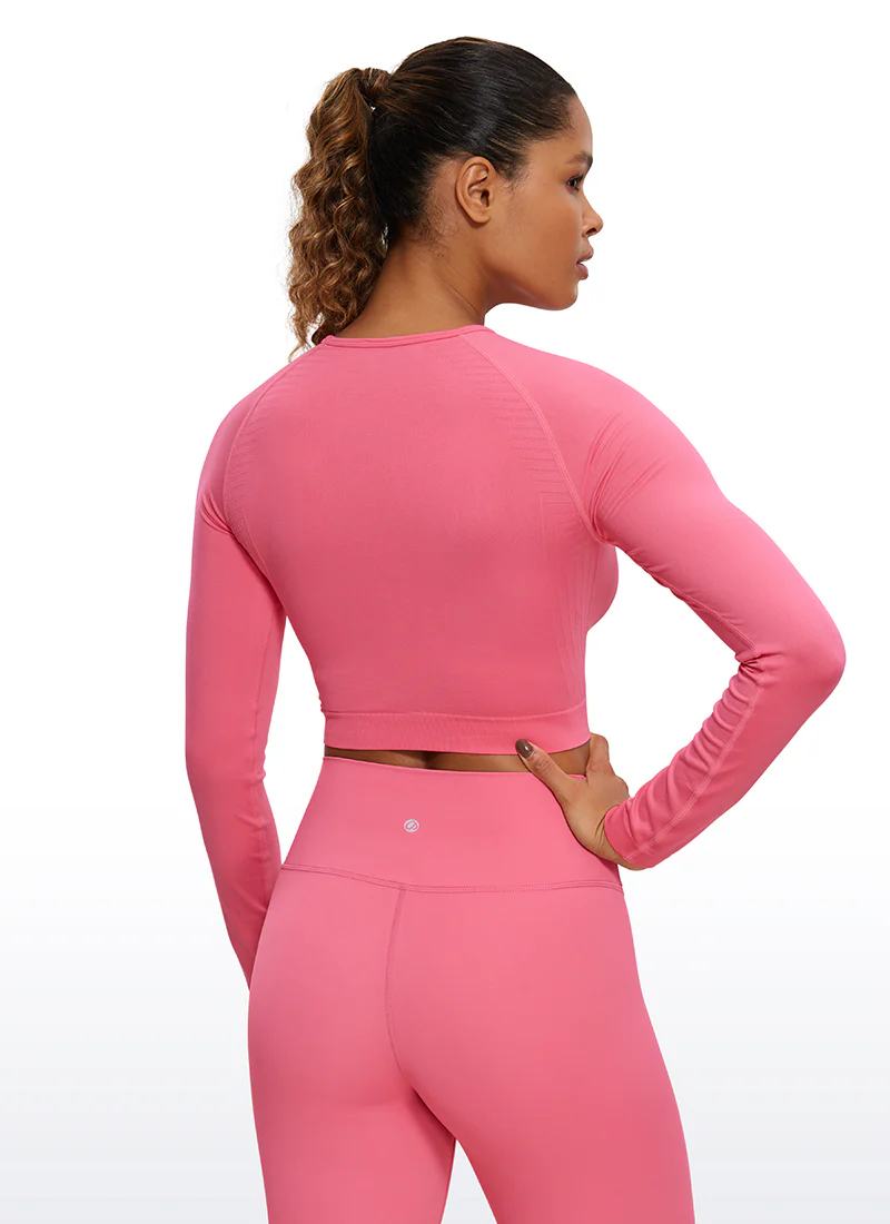 Seamless Slim Fit Cropped Long Sleeve - Image 9