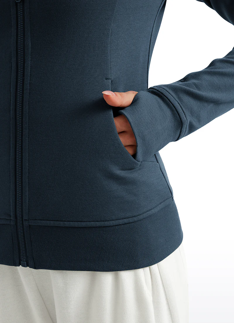 Amenity Full Zip ThumbHole Hoodie - Image 14
