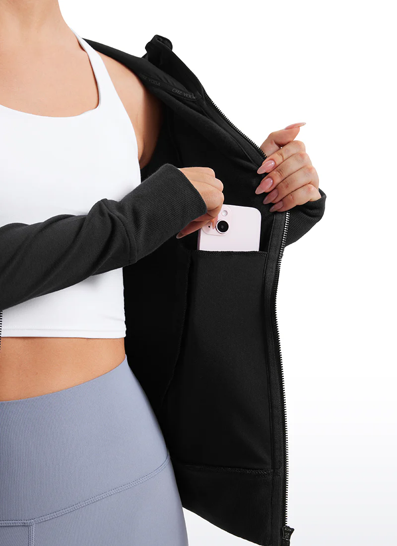 Amenity Full Zip ThumbHole Hoodie - Image 9