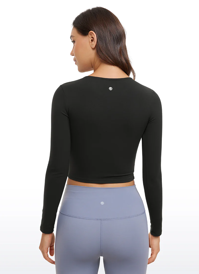 Butterluxe Front Seam Cropped Long Sleeve - Image 10