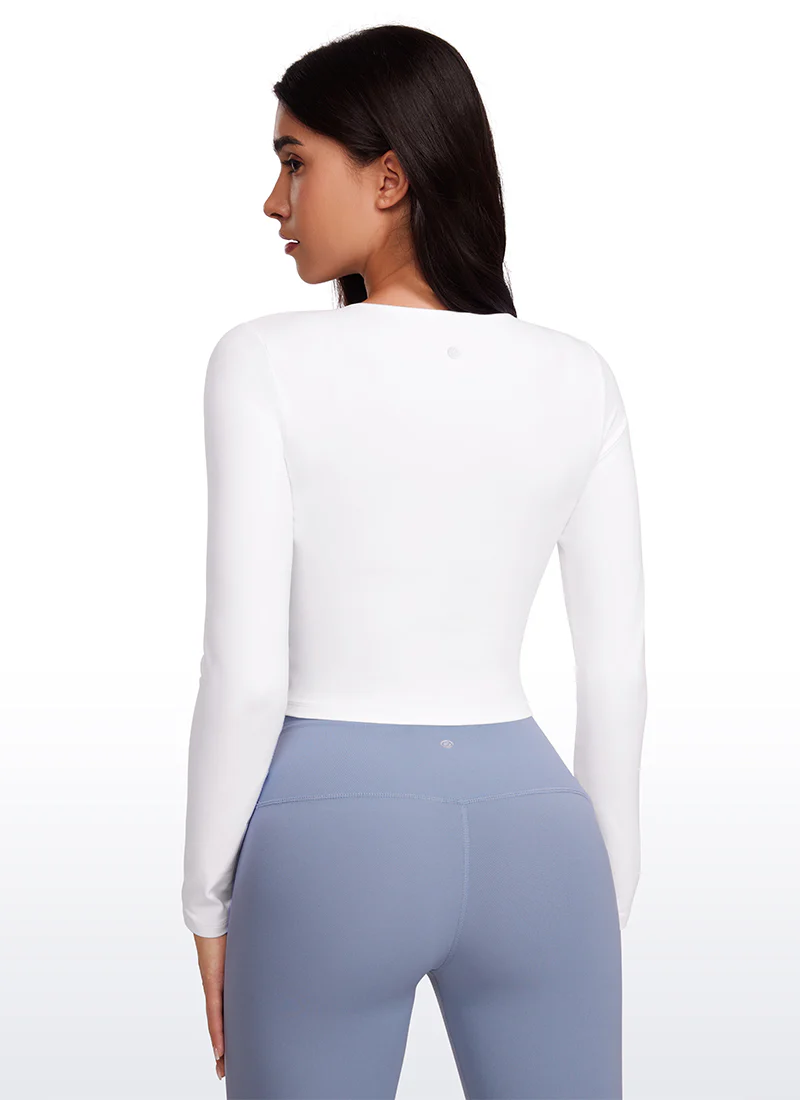 Butterluxe Front Seam Cropped Long Sleeve - Image 14