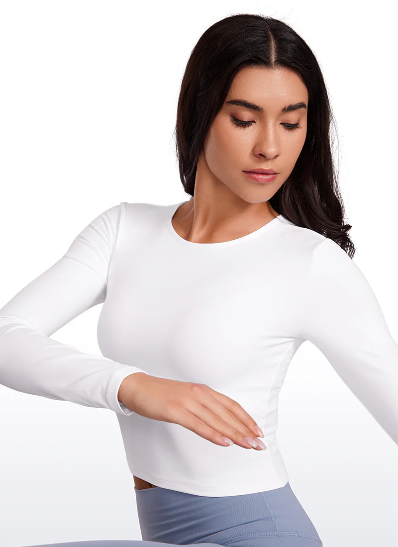 Butterluxe Front Seam Cropped Long Sleeve - Image 16
