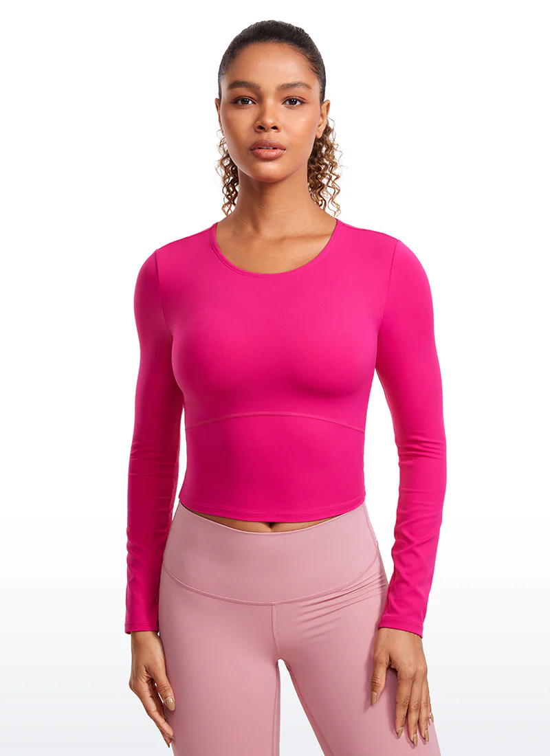 Butterluxe Front Seam Cropped Long Sleeve - Image 17