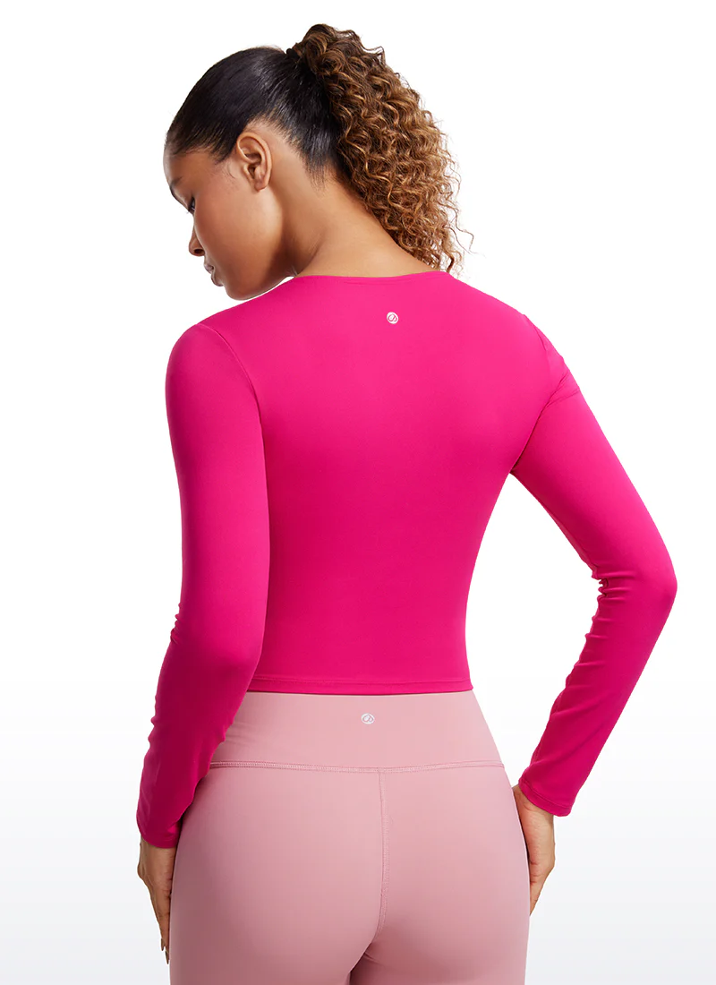 Butterluxe Front Seam Cropped Long Sleeve - Image 18